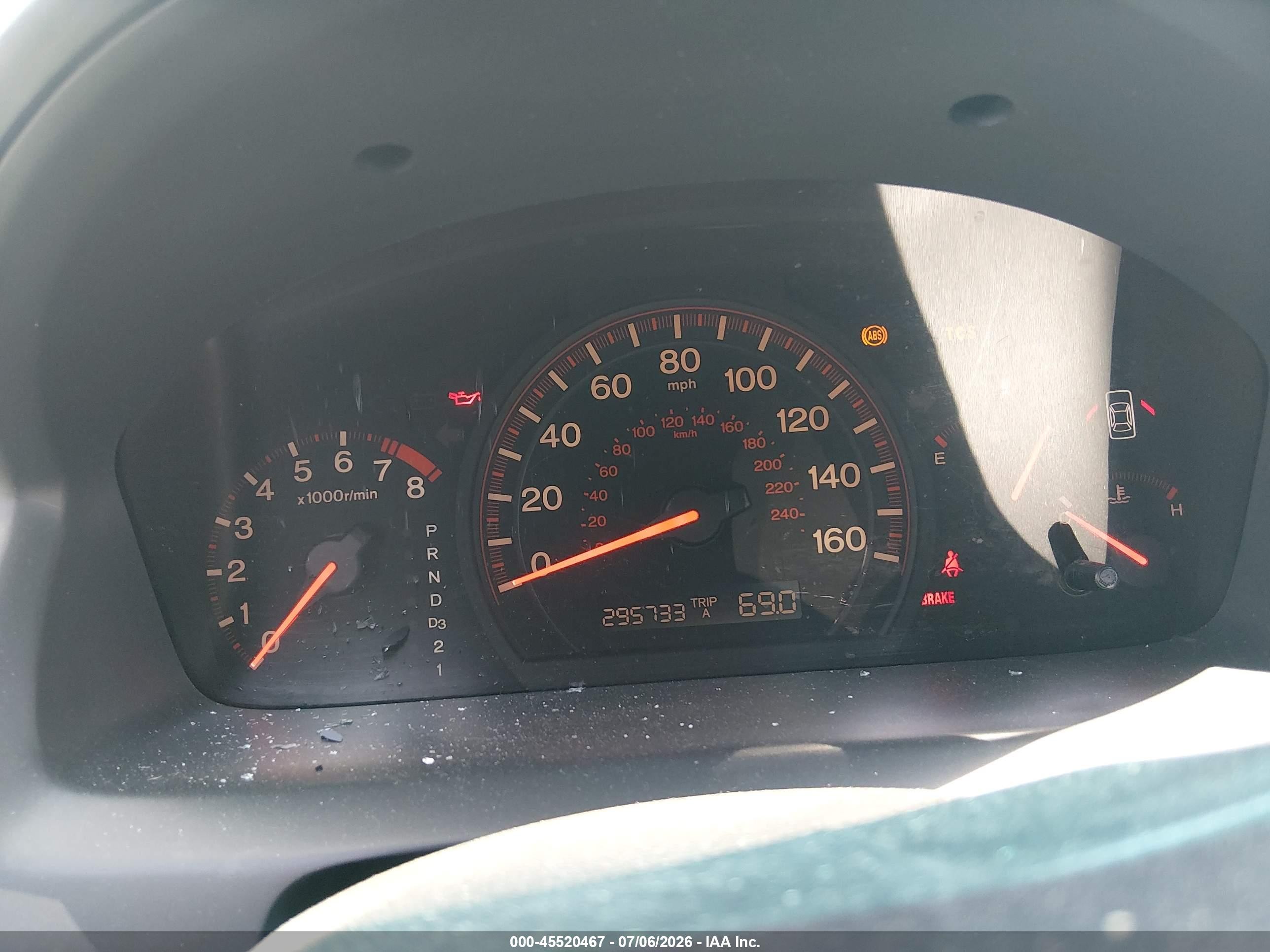 2005 Honda Accord 3.0 Ex Silver vin: 1HGCM82695A001006