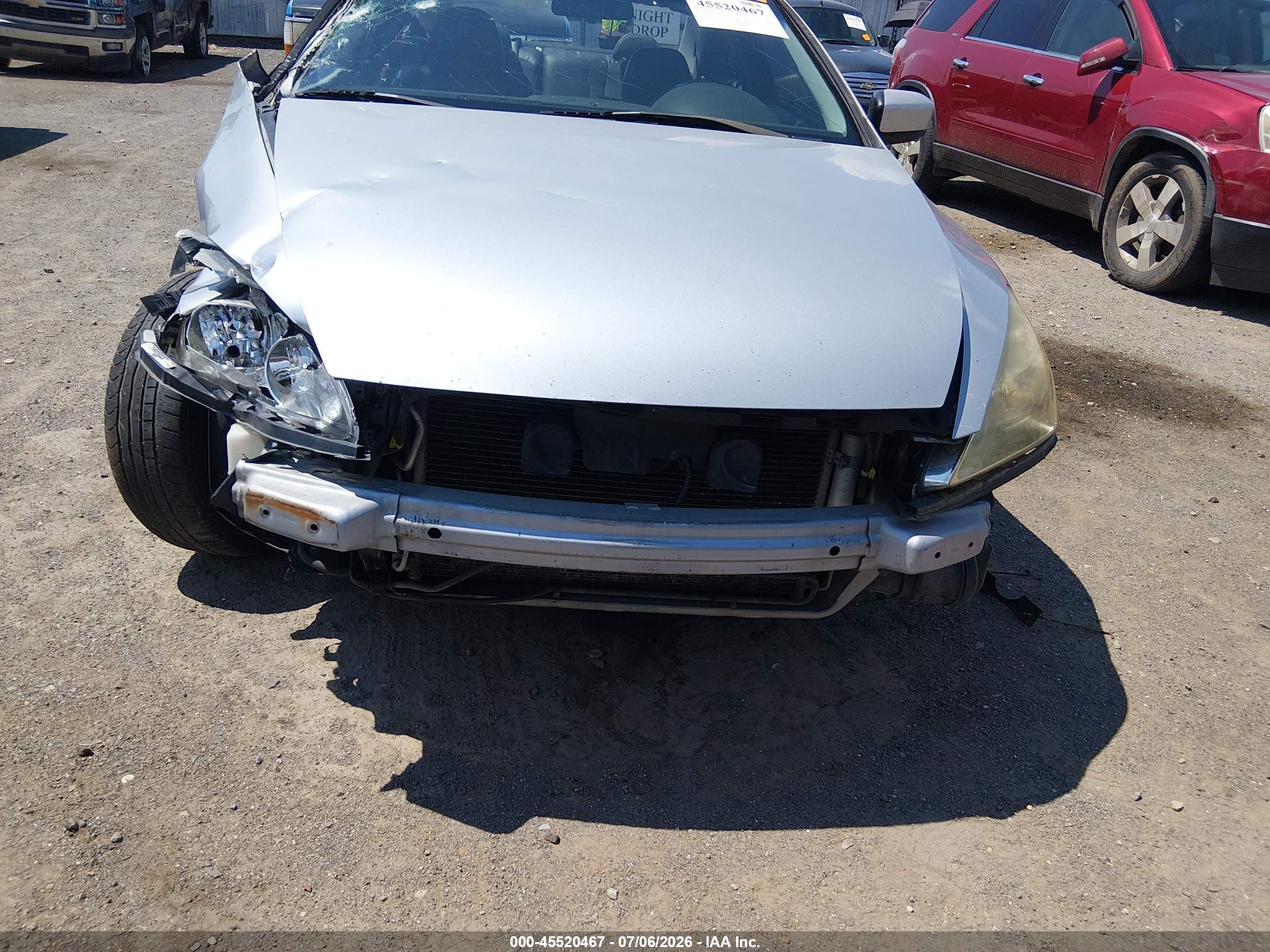 2005 Honda Accord 3.0 Ex Silver vin: 1HGCM82695A001006
