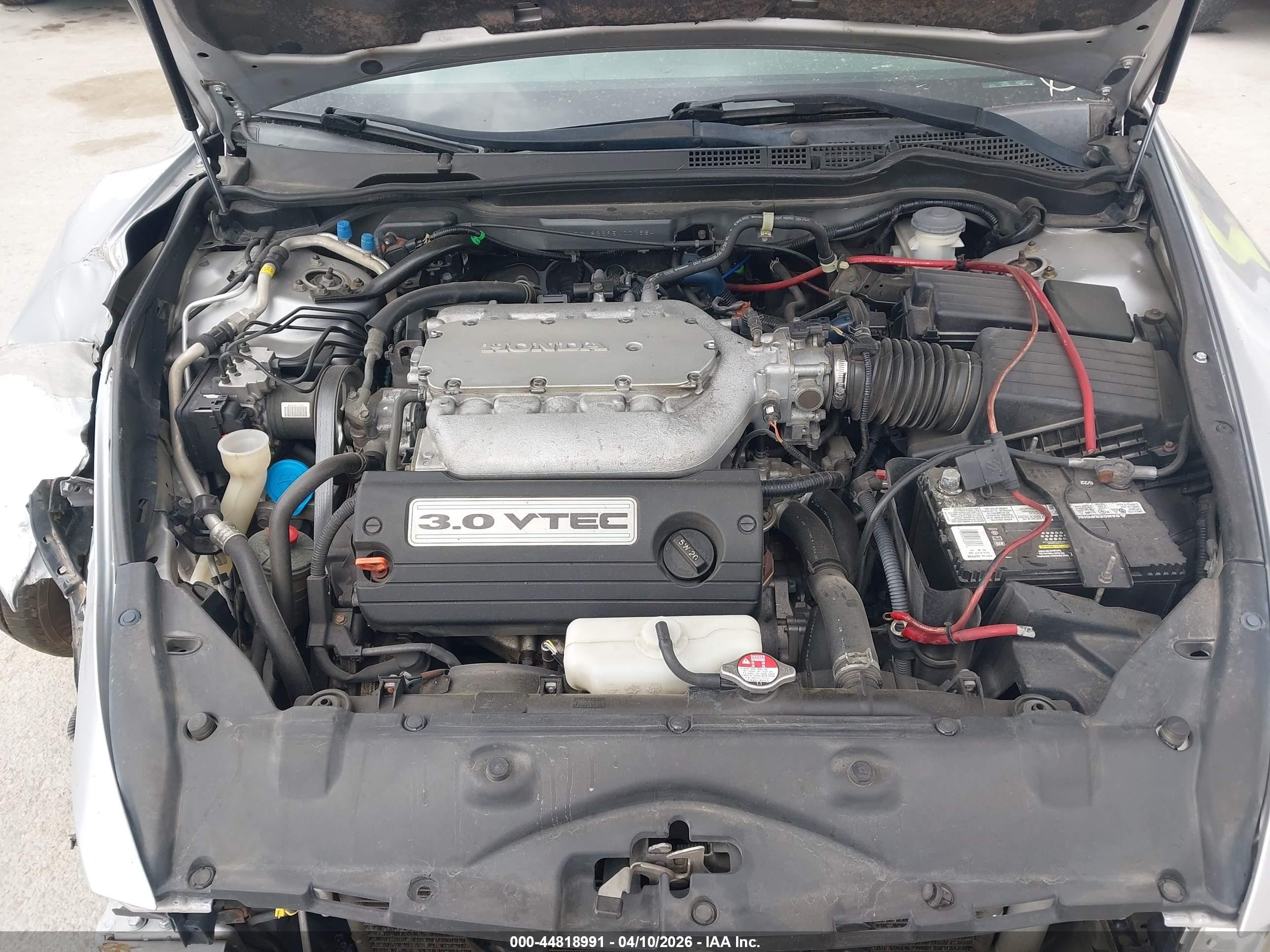 2005 Honda Accord Cpe Ex-l V6 Silver vin: 1HGCM82695A001684