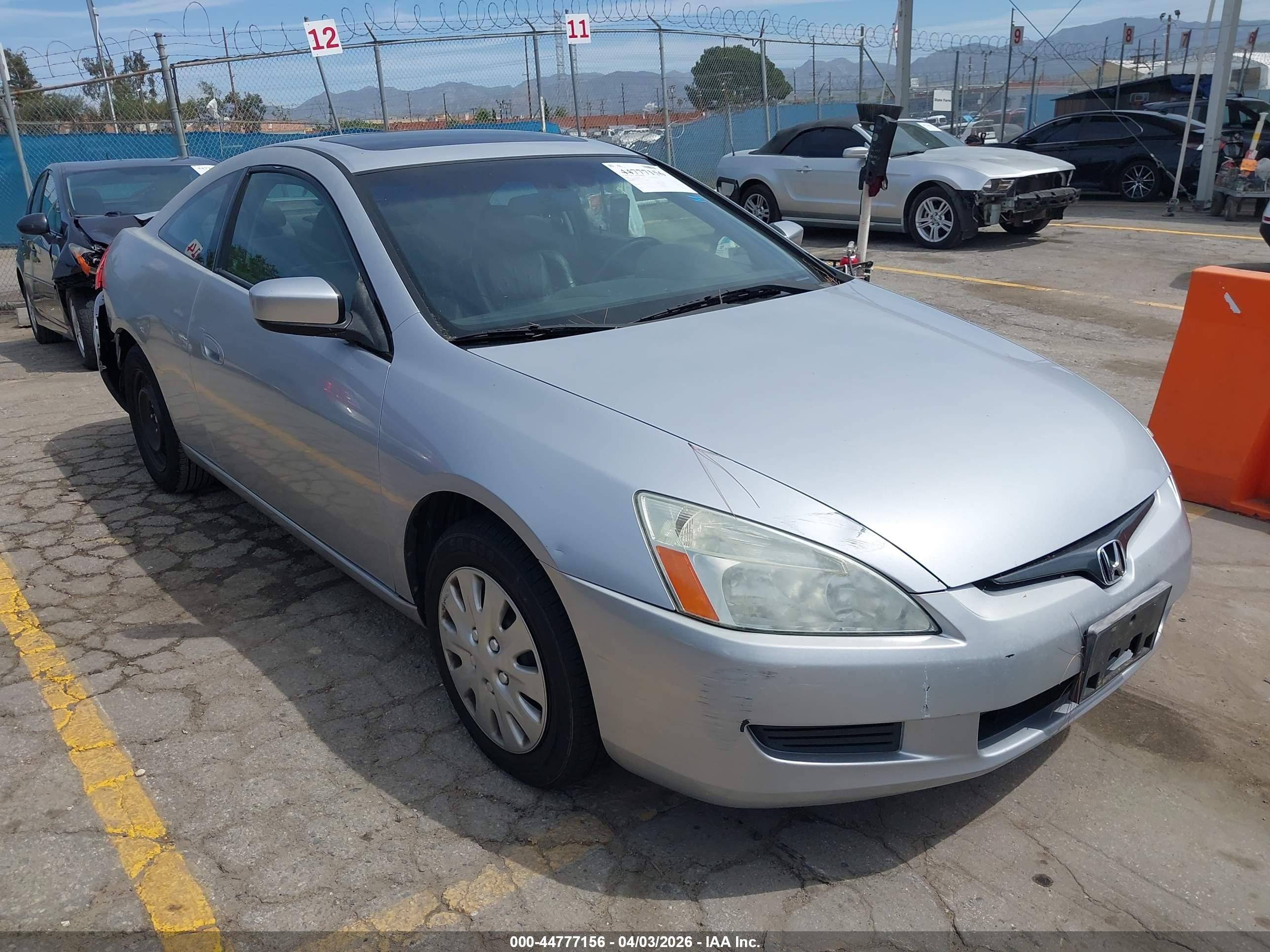 2005 Honda Accord Cpe Ex-l V6 Gray vin: 1HGCM82695A010675