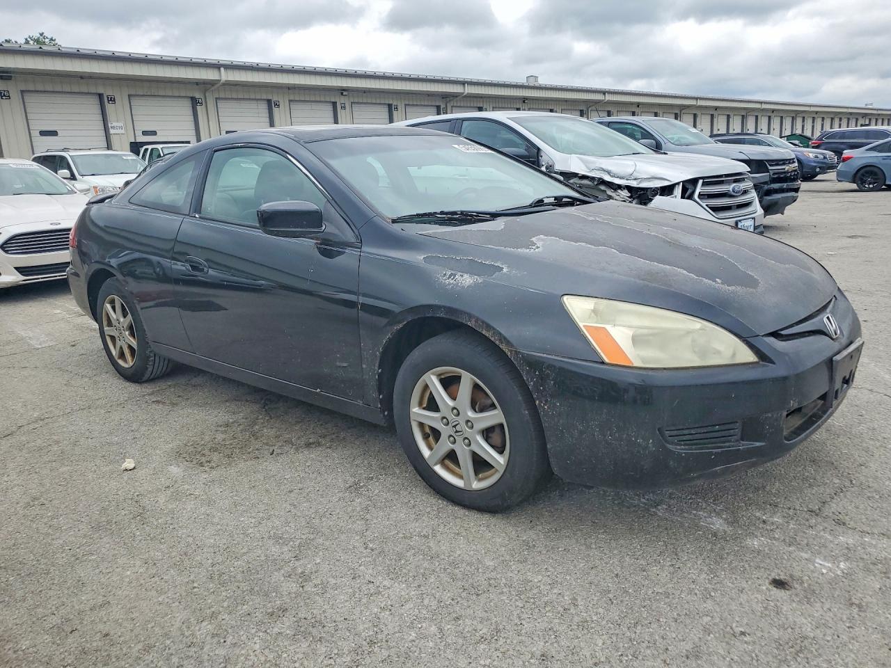 2004 Honda Accord Ex Black vin: 1HGCM826X4A020131