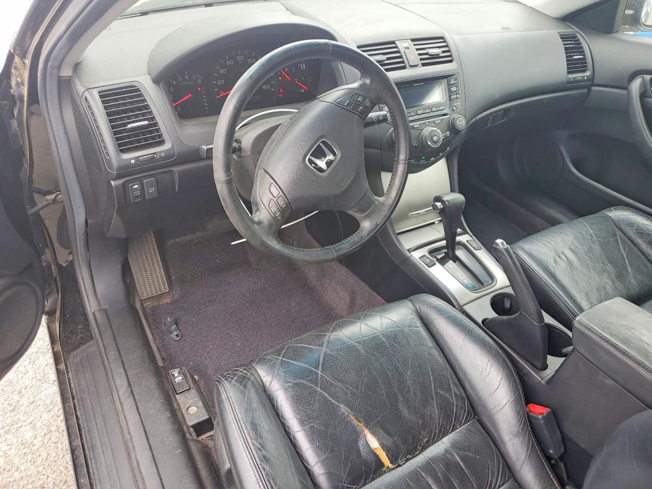 2004 Honda Accord Ex Black vin: 1HGCM826X4A020131