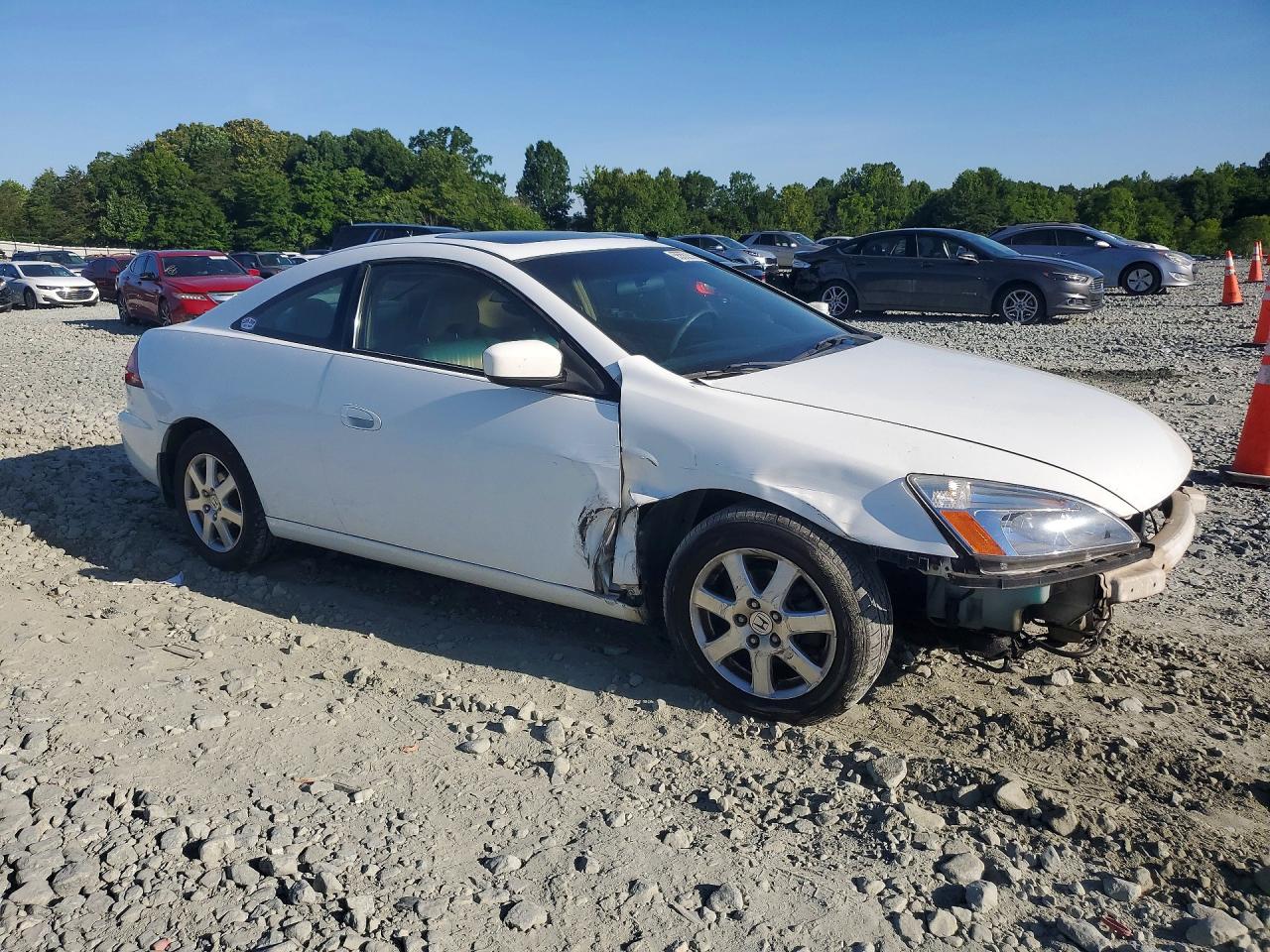 2005 Honda Accord Ex Белый vin: 1HGCM826X5A006232
