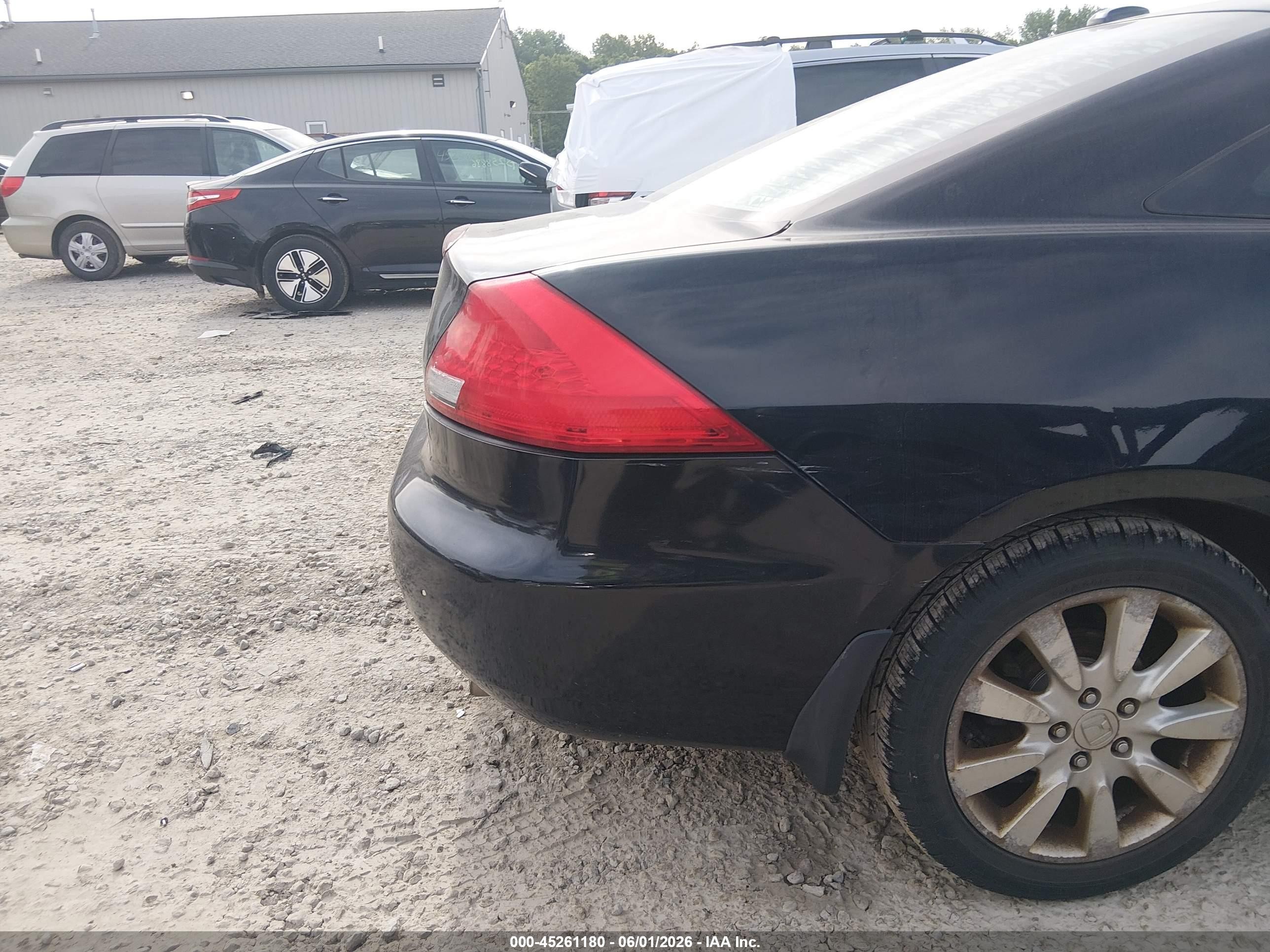 2006 Honda Accord 3.0 Ex Black vin: 1HGCM826X6A005051