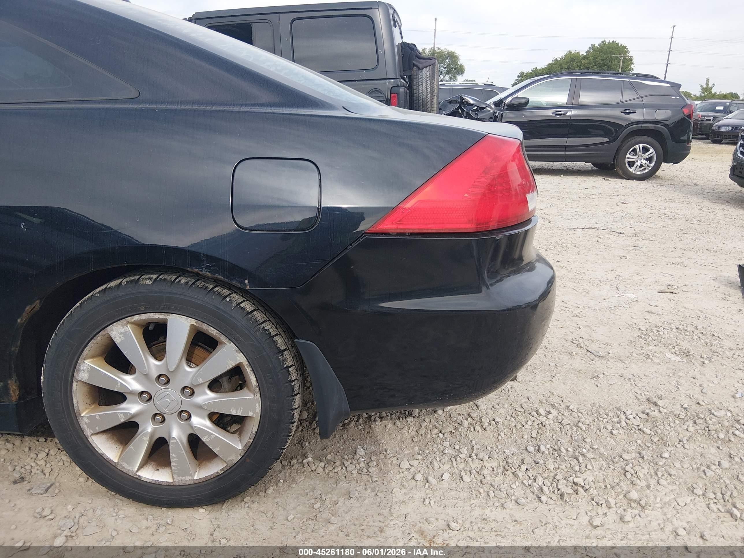 2006 Honda Accord 3.0 Ex Black vin: 1HGCM826X6A005051