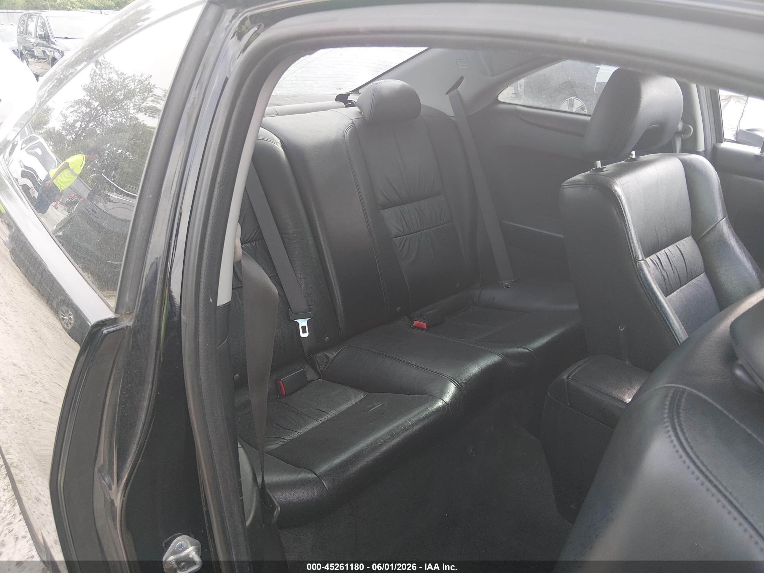 2006 Honda Accord 3.0 Ex Black vin: 1HGCM826X6A005051