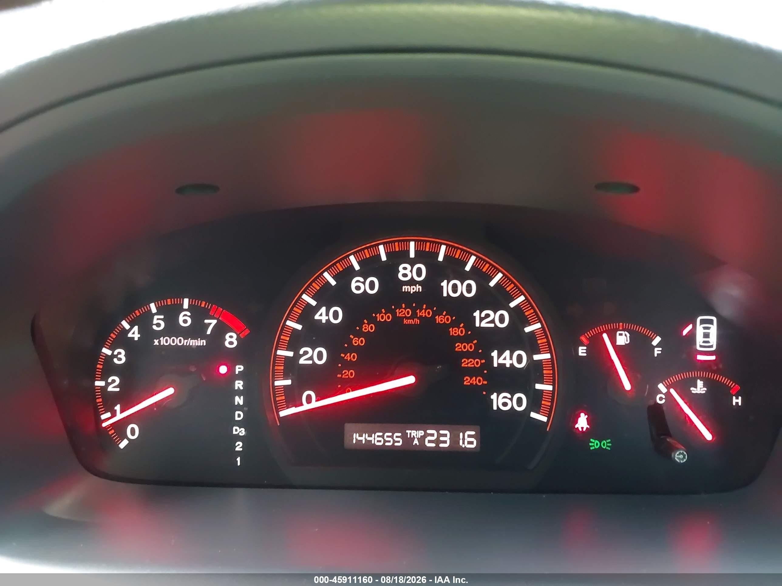 2004 Honda Accord 3.0 Ex Dark Blue vin: 1HGCM82714A017773