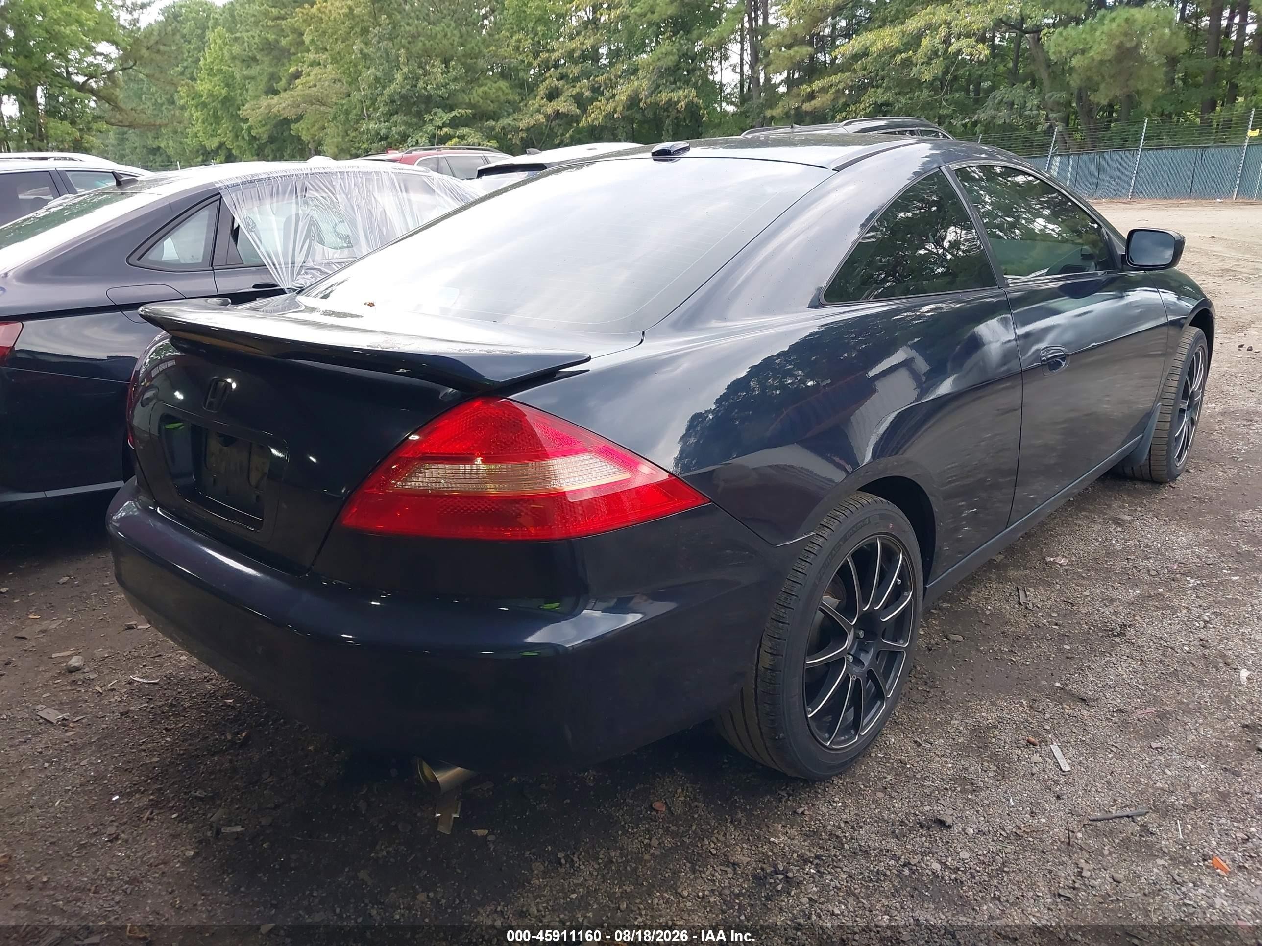2004 Honda Accord 3.0 Ex Dark Blue vin: 1HGCM82714A017773