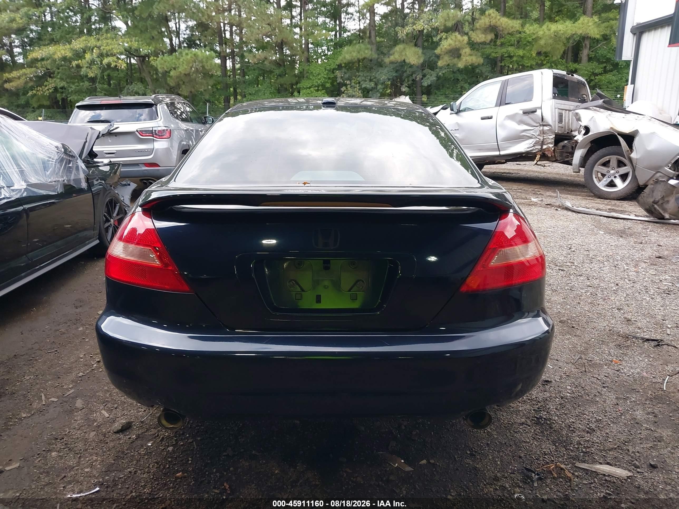 2004 Honda Accord 3.0 Ex Dark Blue vin: 1HGCM82714A017773