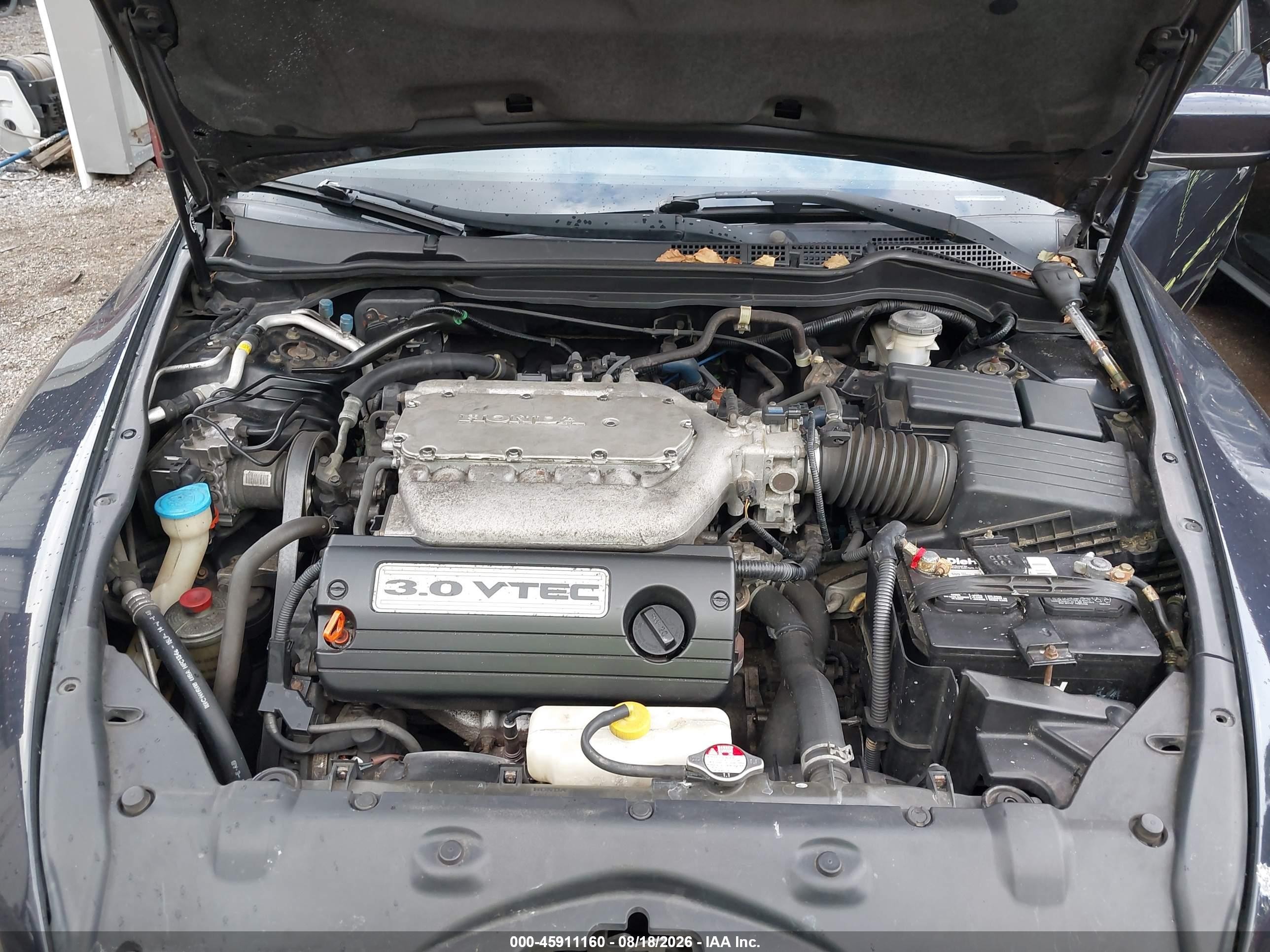 2004 Honda Accord 3.0 Ex Dark Blue vin: 1HGCM82714A017773