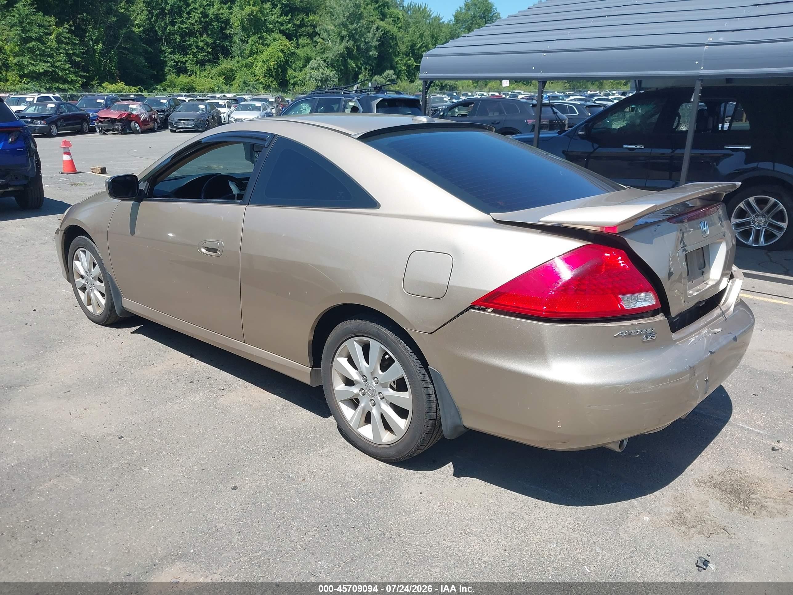 2006 Honda Accord 3.0 Ex Gold vin: 1HGCM82716A000829