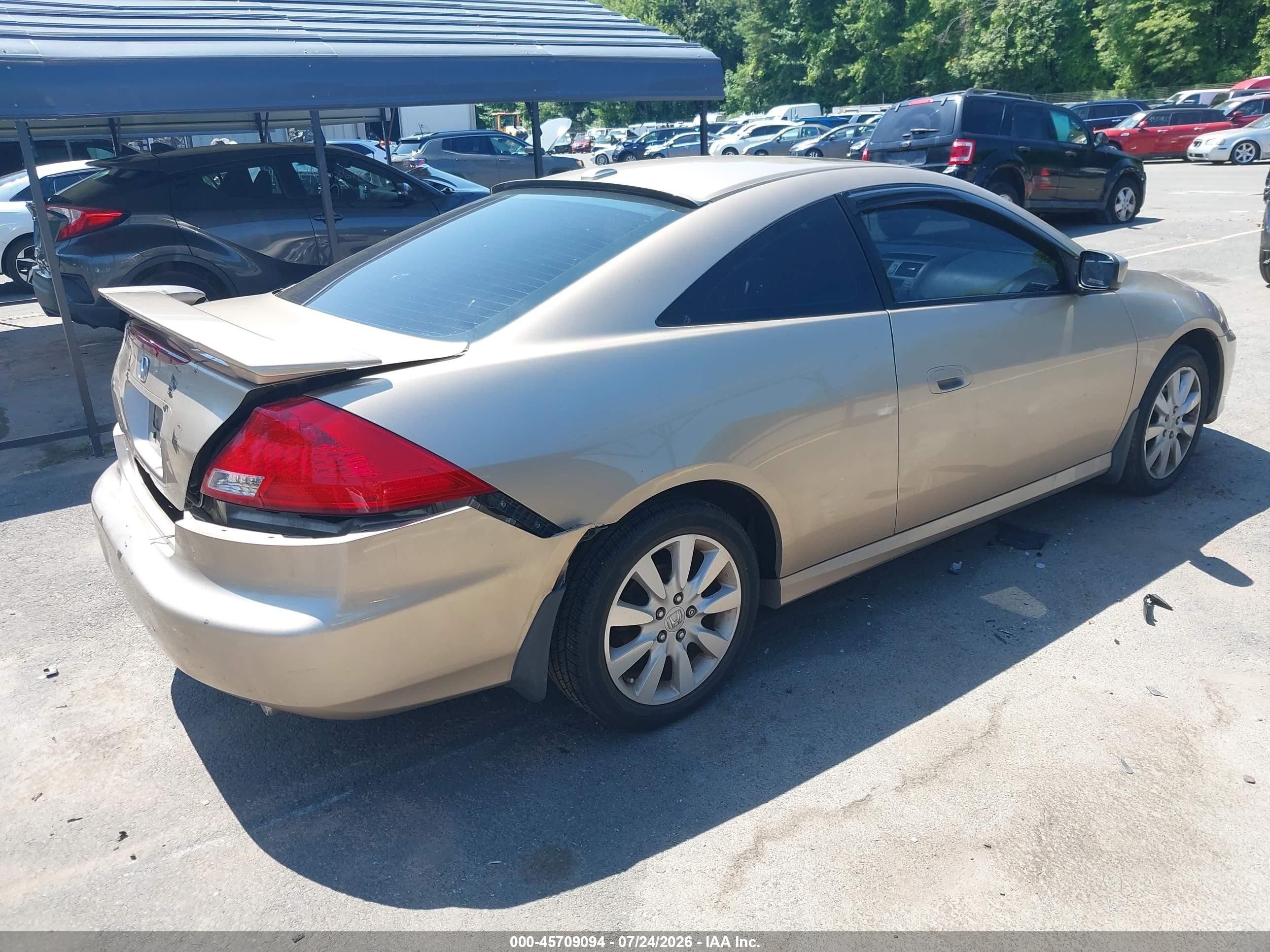 2006 Honda Accord 3.0 Ex Gold vin: 1HGCM82716A000829