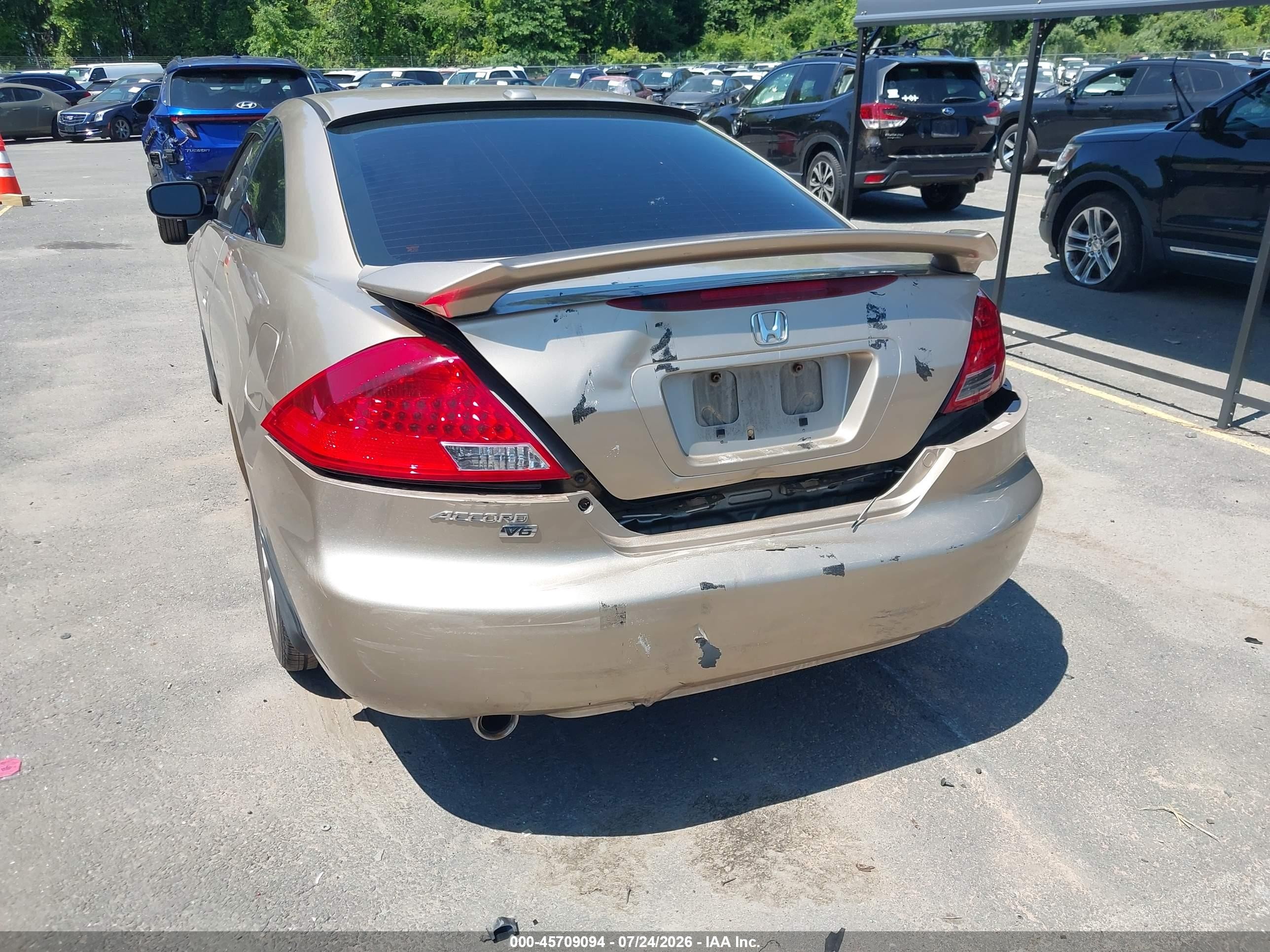 2006 Honda Accord 3.0 Ex Gold vin: 1HGCM82716A000829