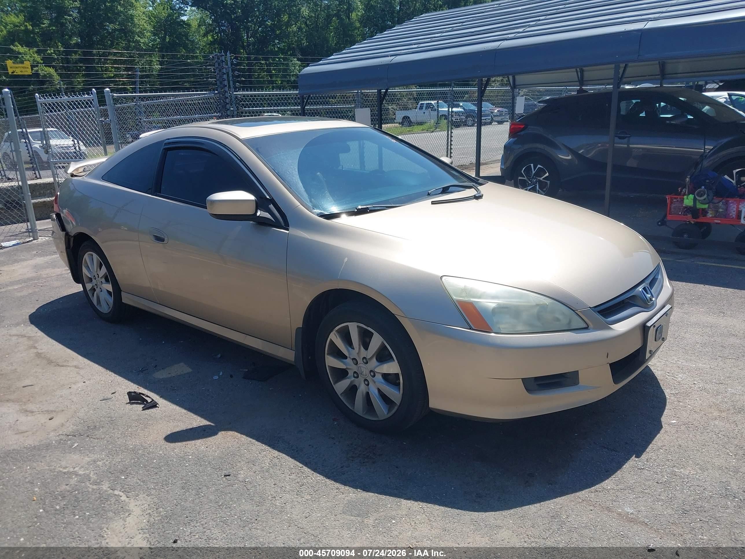2006 Honda Accord 3.0 Ex Gold vin: 1HGCM82716A000829