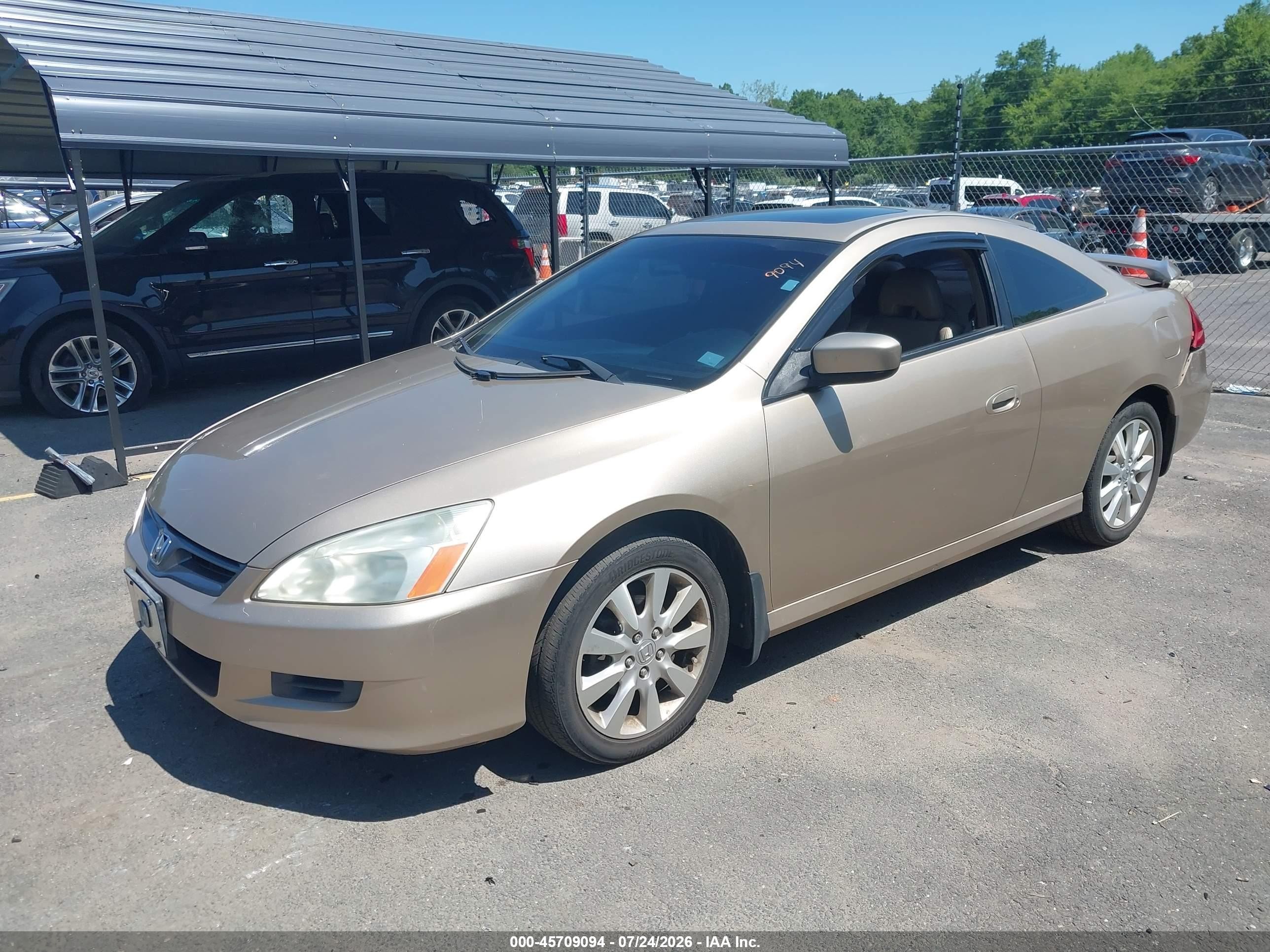 2006 Honda Accord 3.0 Ex Gold vin: 1HGCM82716A000829