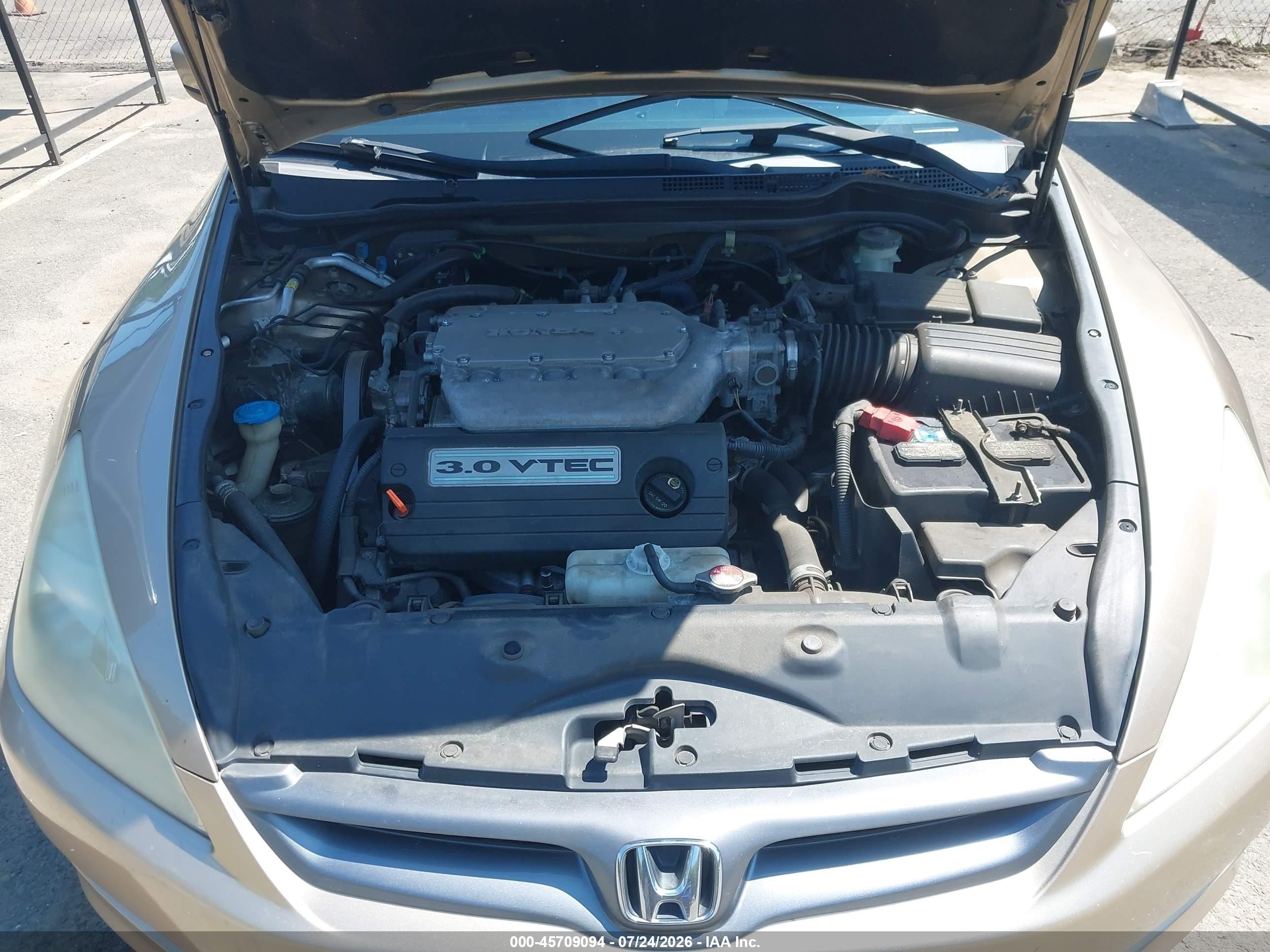 2006 Honda Accord 3.0 Ex Gold vin: 1HGCM82716A000829
