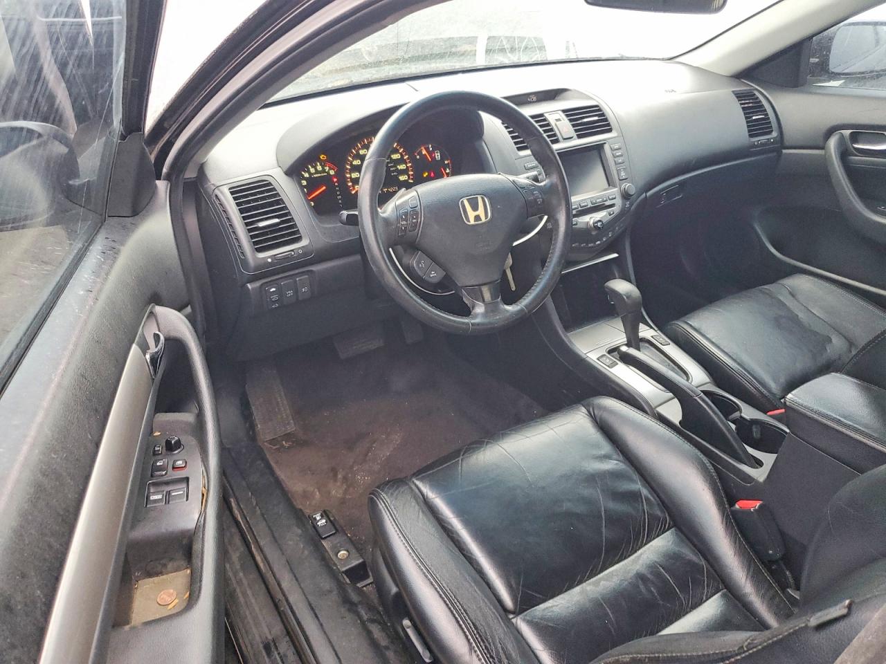 2007 Honda Accord Ex Black vin: 1HGCM82727A003594