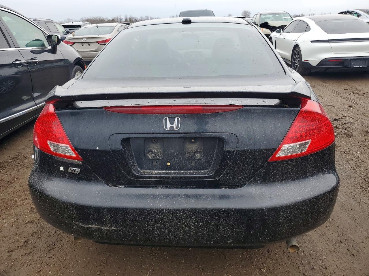 2007 Honda Accord Ex Black vin: 1HGCM82727A003594