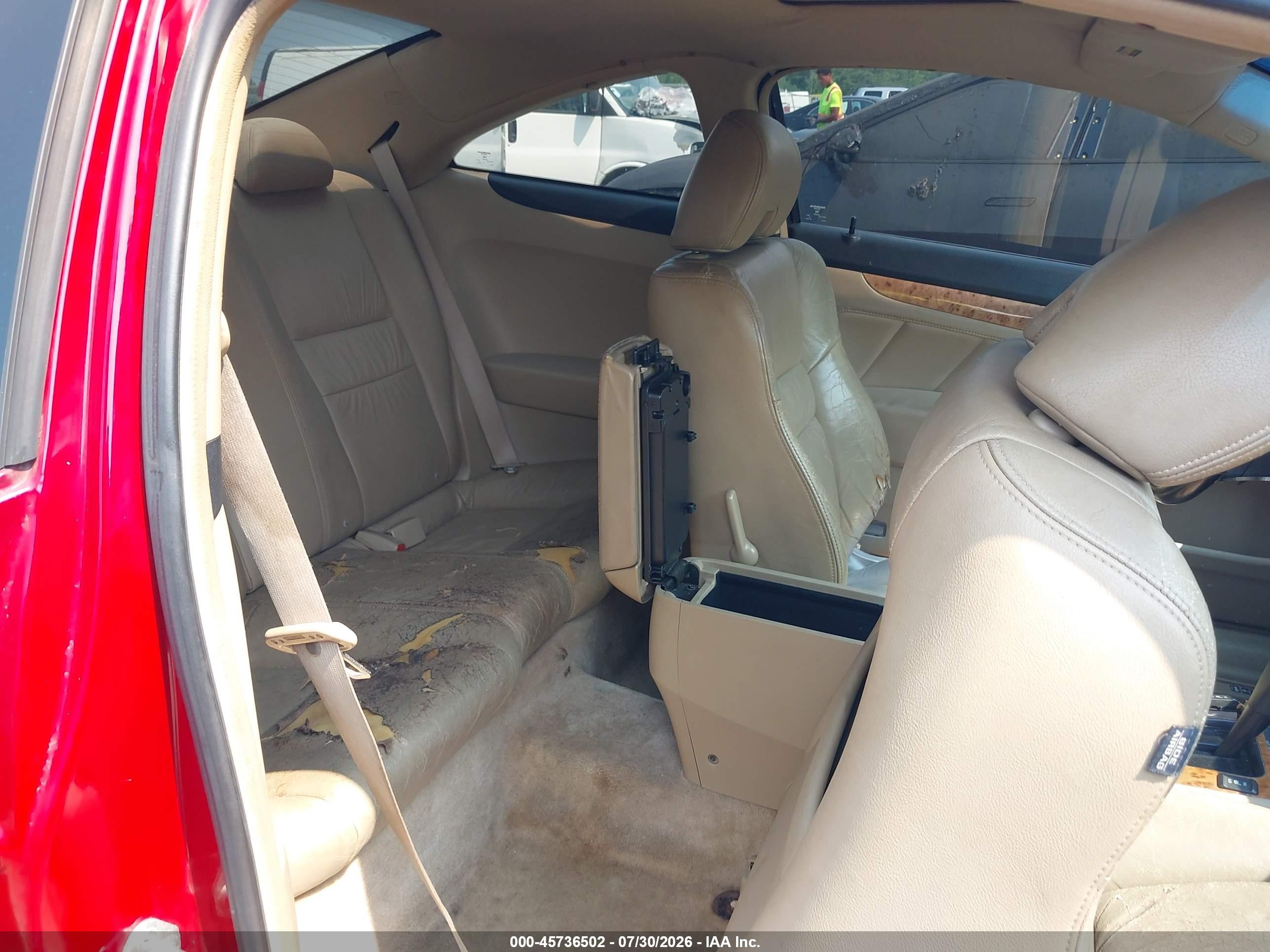 2005 Honda Accord 3.0 Ex Red vin: 1HGCM82755A004297