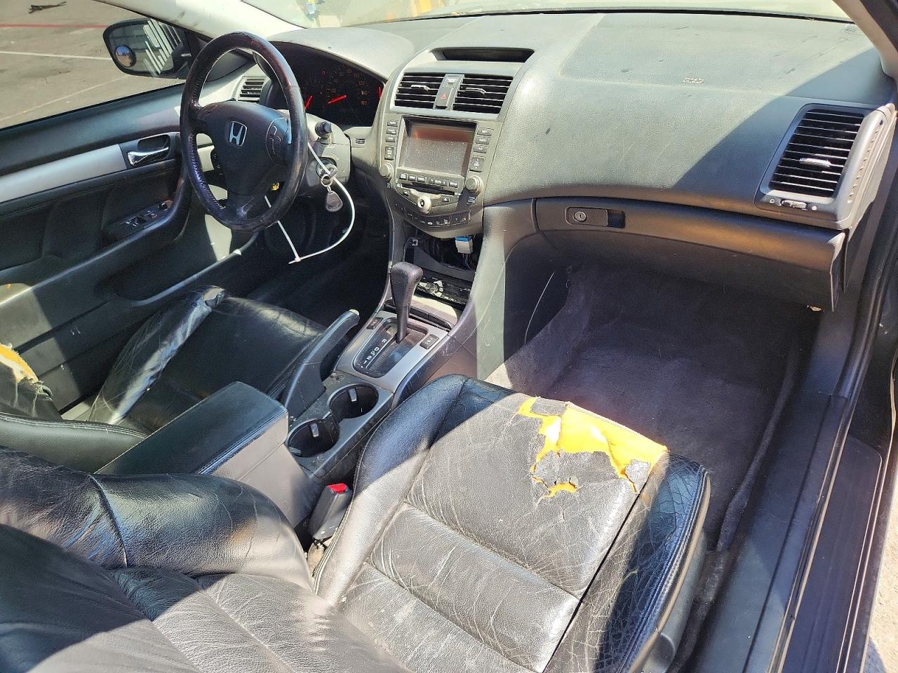 2004 Honda Accord Ex Black vin: 1HGCM82774A011203