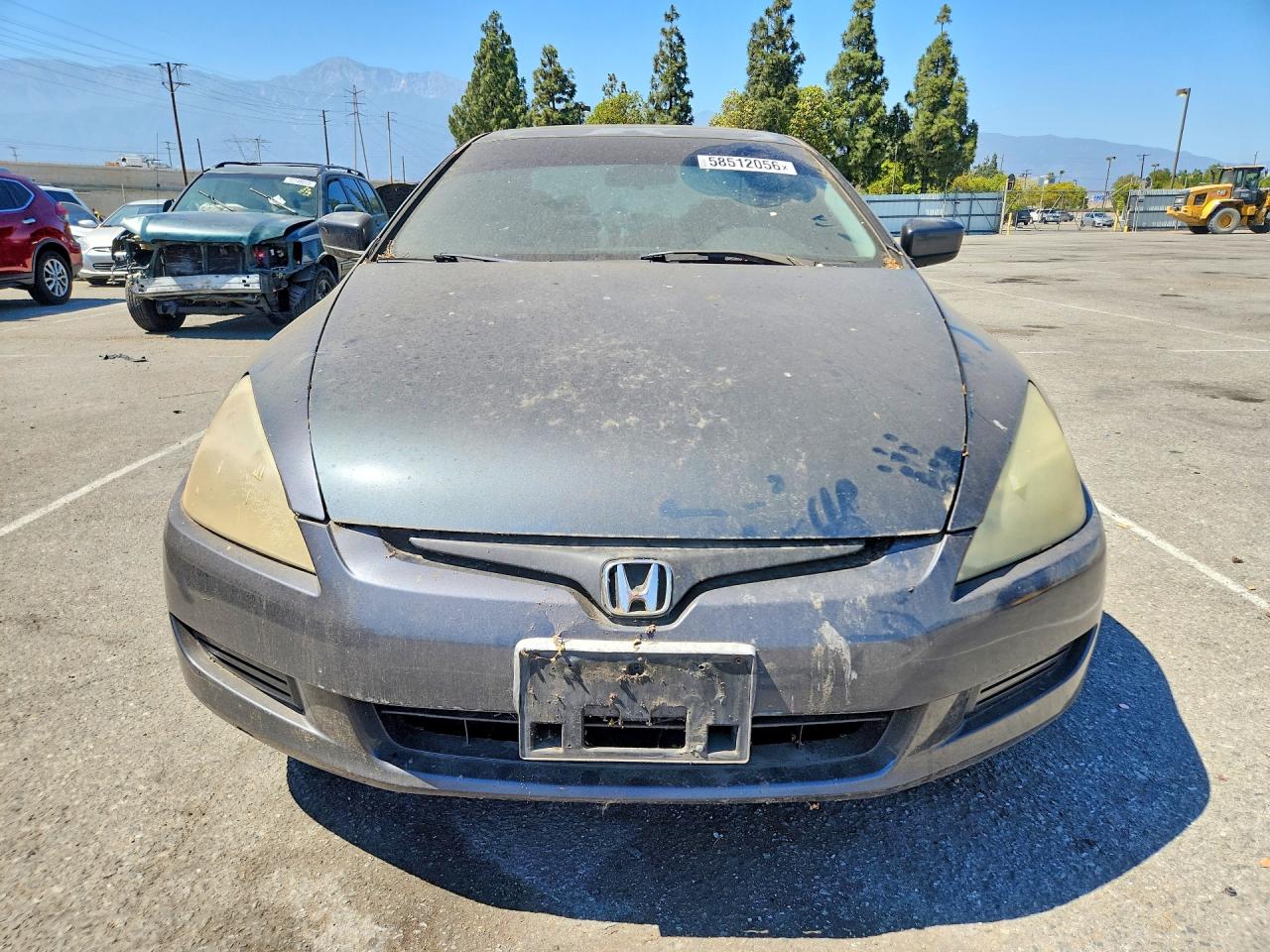 2004 Honda Accord Ex Black vin: 1HGCM82774A011203