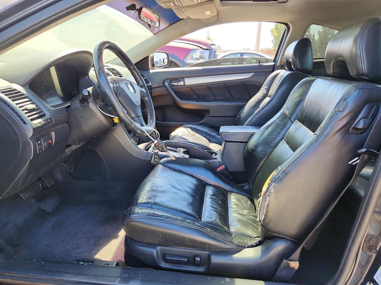 2004 Honda Accord Ex Black vin: 1HGCM82774A011203