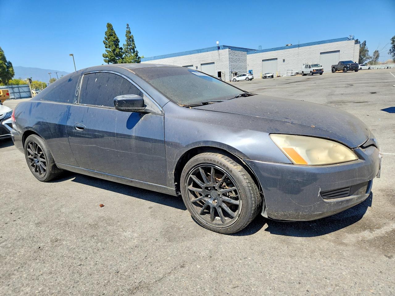 2004 Honda Accord Ex Black vin: 1HGCM82774A011203