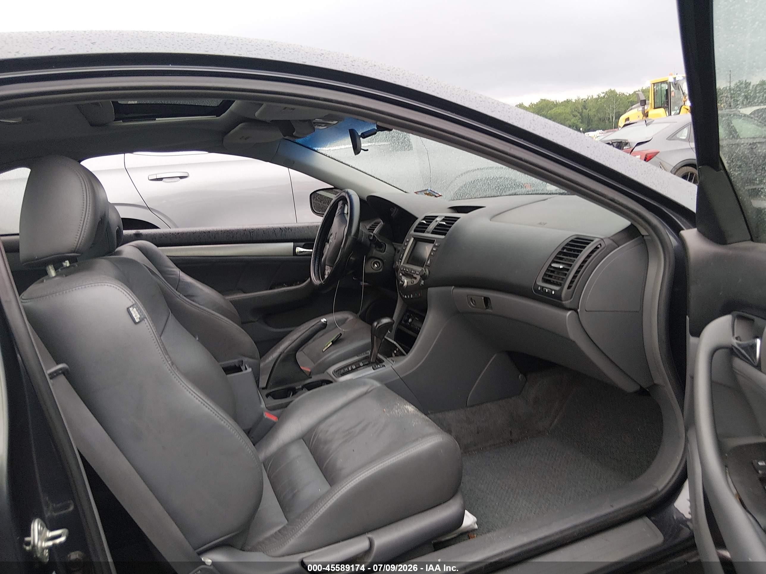 2007 Honda Accord 3.0 Ex Blue vin: 1HGCM827X7A001639