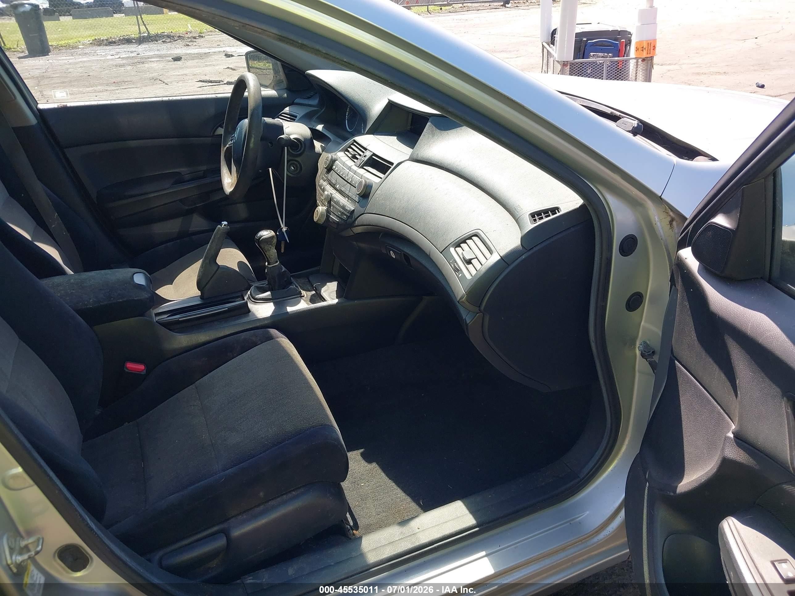 2008 Honda Accord 2.4 Lx Серый vin: 1HGCP25368A035821
