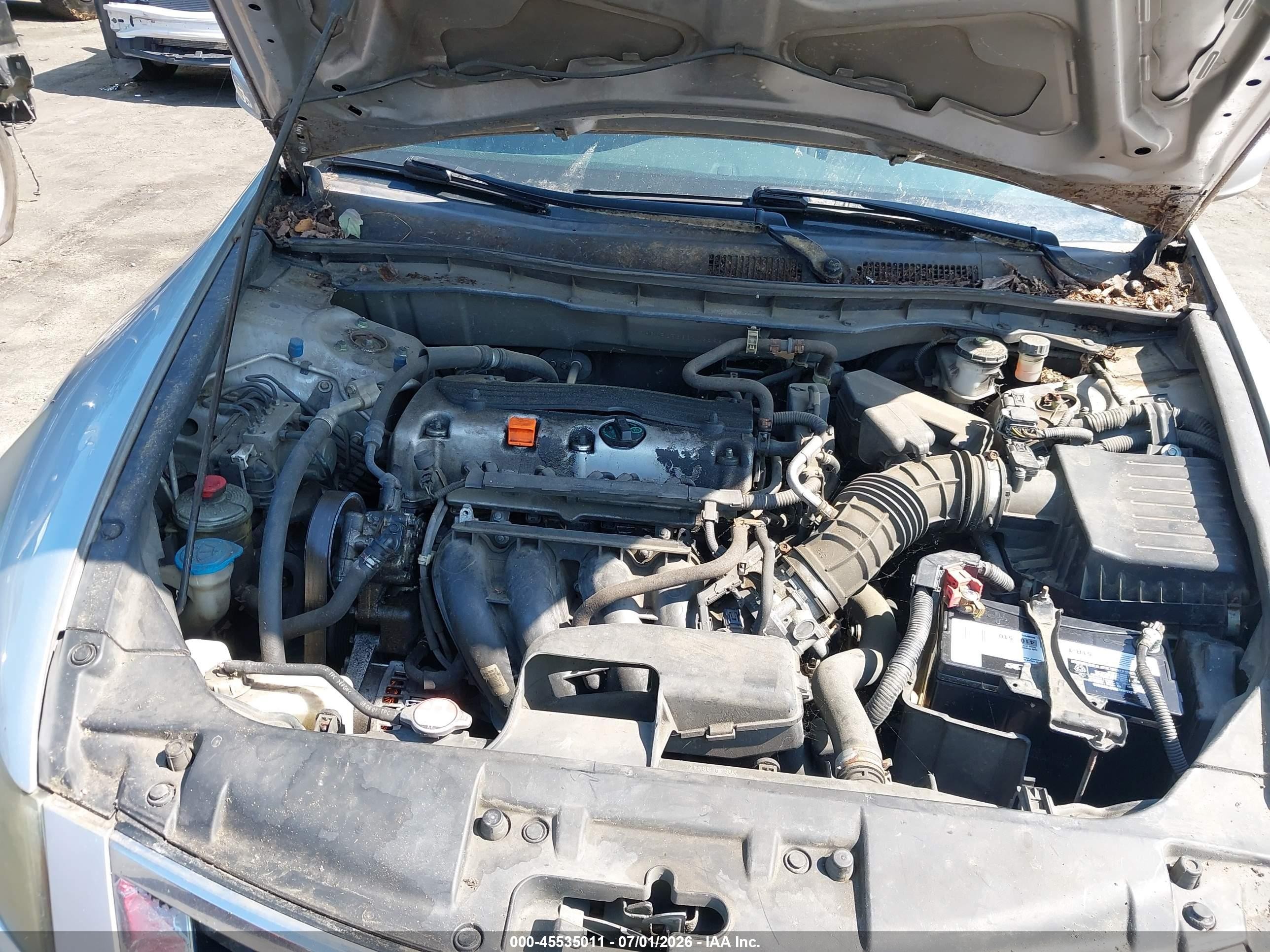 2008 Honda Accord 2.4 Lx Серый vin: 1HGCP25368A035821