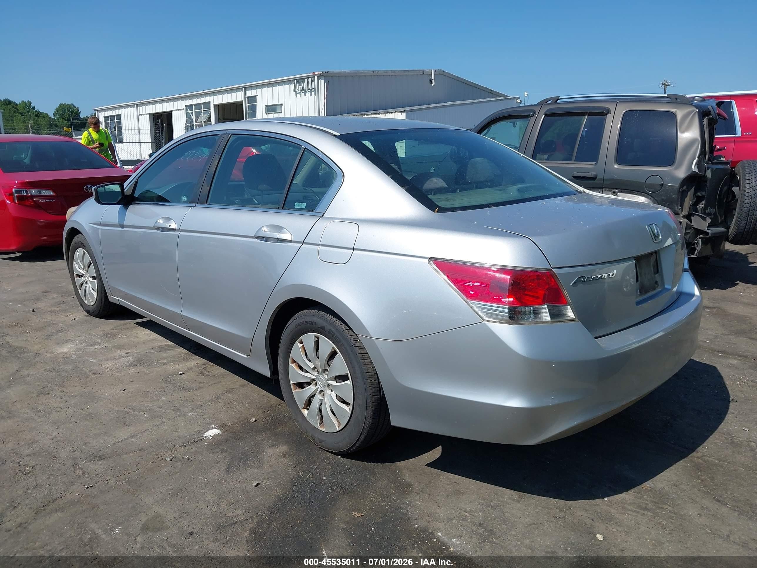2008 Honda Accord 2.4 Lx Серый vin: 1HGCP25368A035821