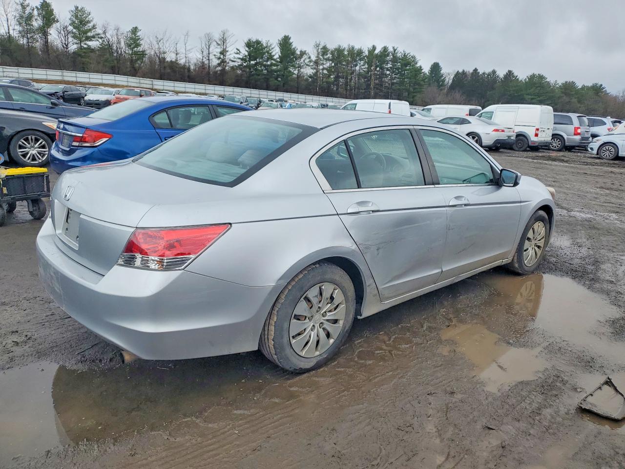 2008 Honda Accord Lx Silver vin: 1HGCP25378A035830