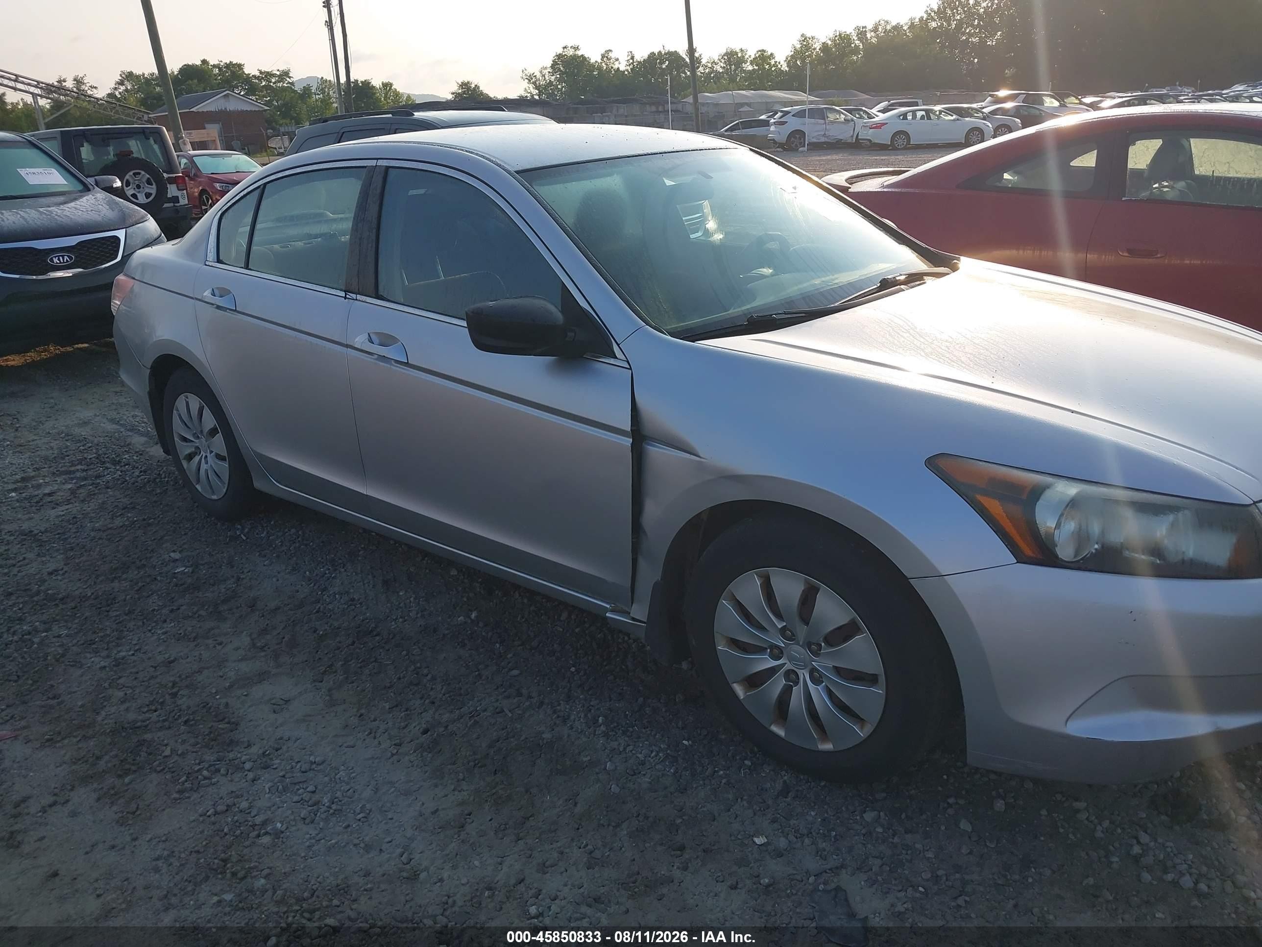 2008 Honda Accord 2.4 Lx Silver vin: 1HGCP25378A151853