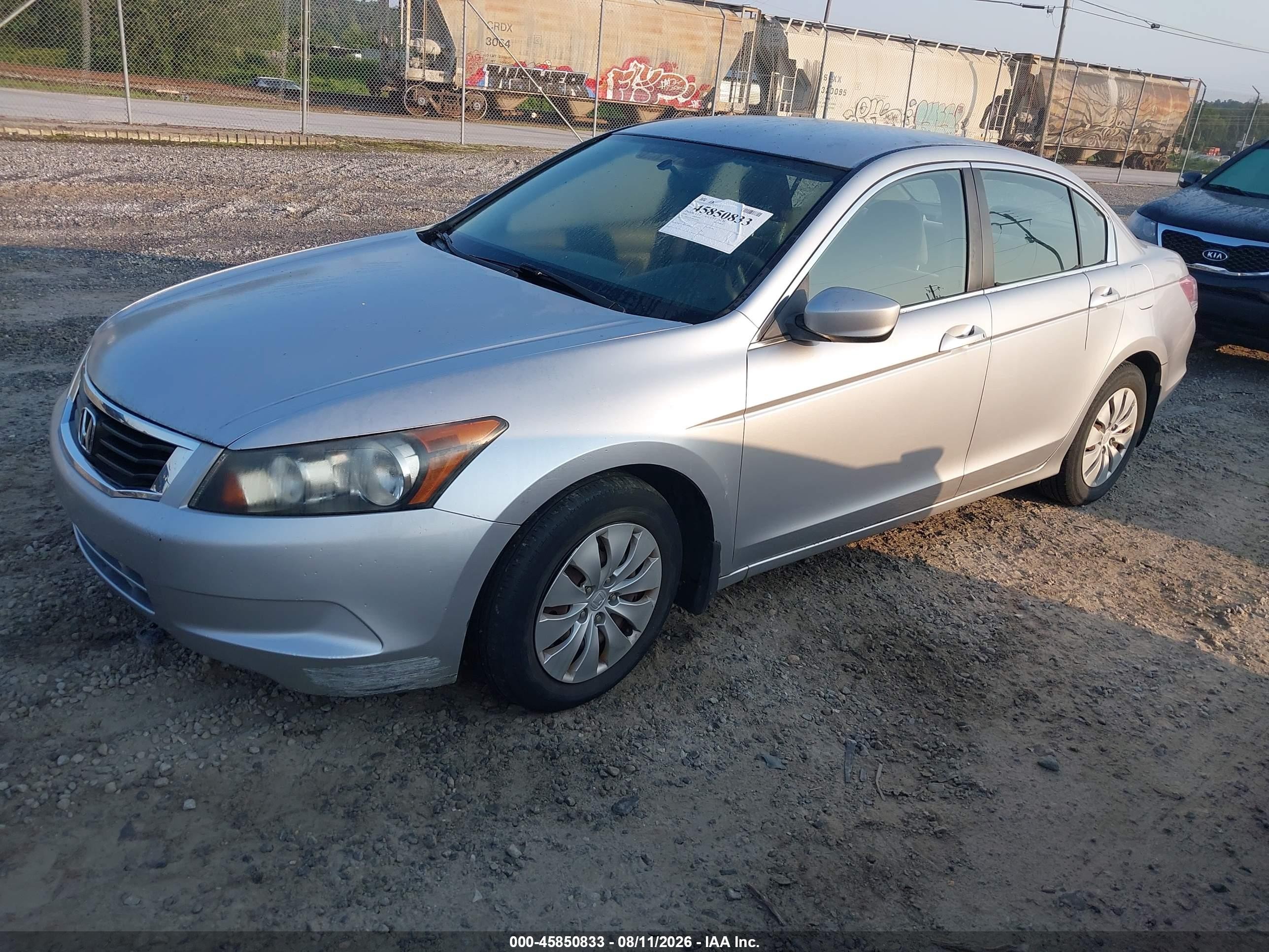 2008 Honda Accord 2.4 Lx Silver vin: 1HGCP25378A151853