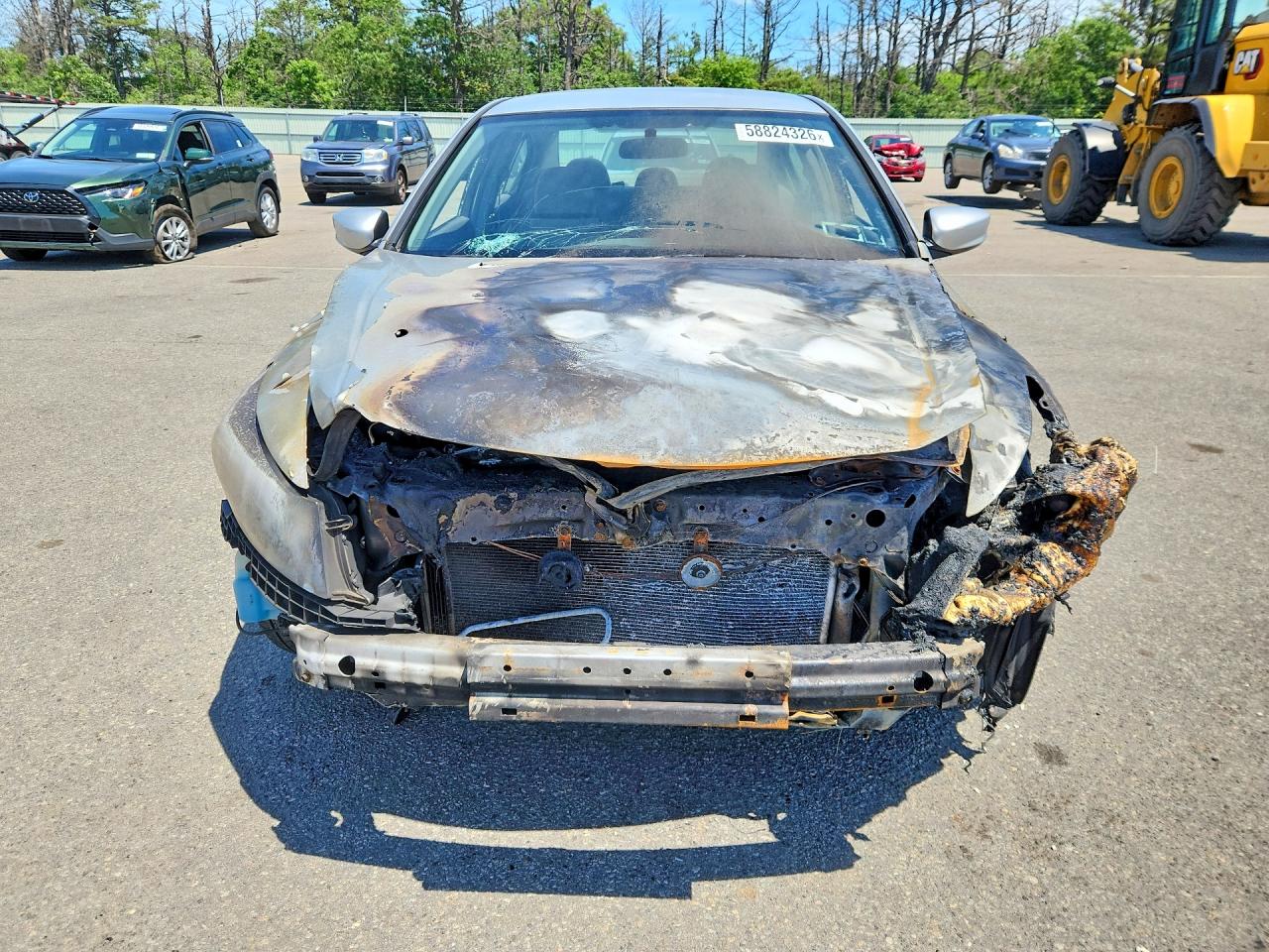 2008 Honda Accord Lx Silver vin: 1HGCP25388A102189
