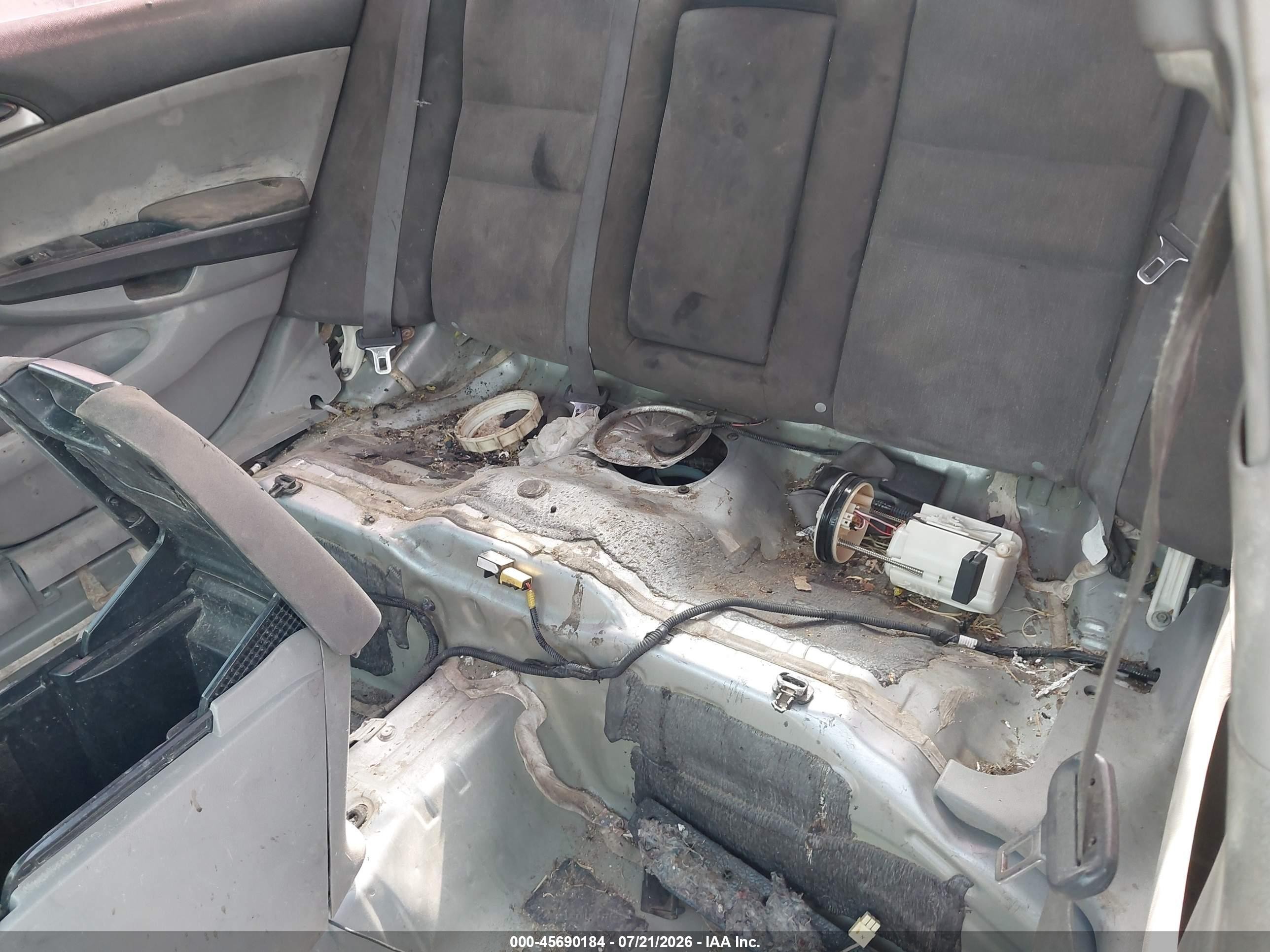 2008 Honda Accord 2.4 Lx Silver vin: 1HGCP25398A142250