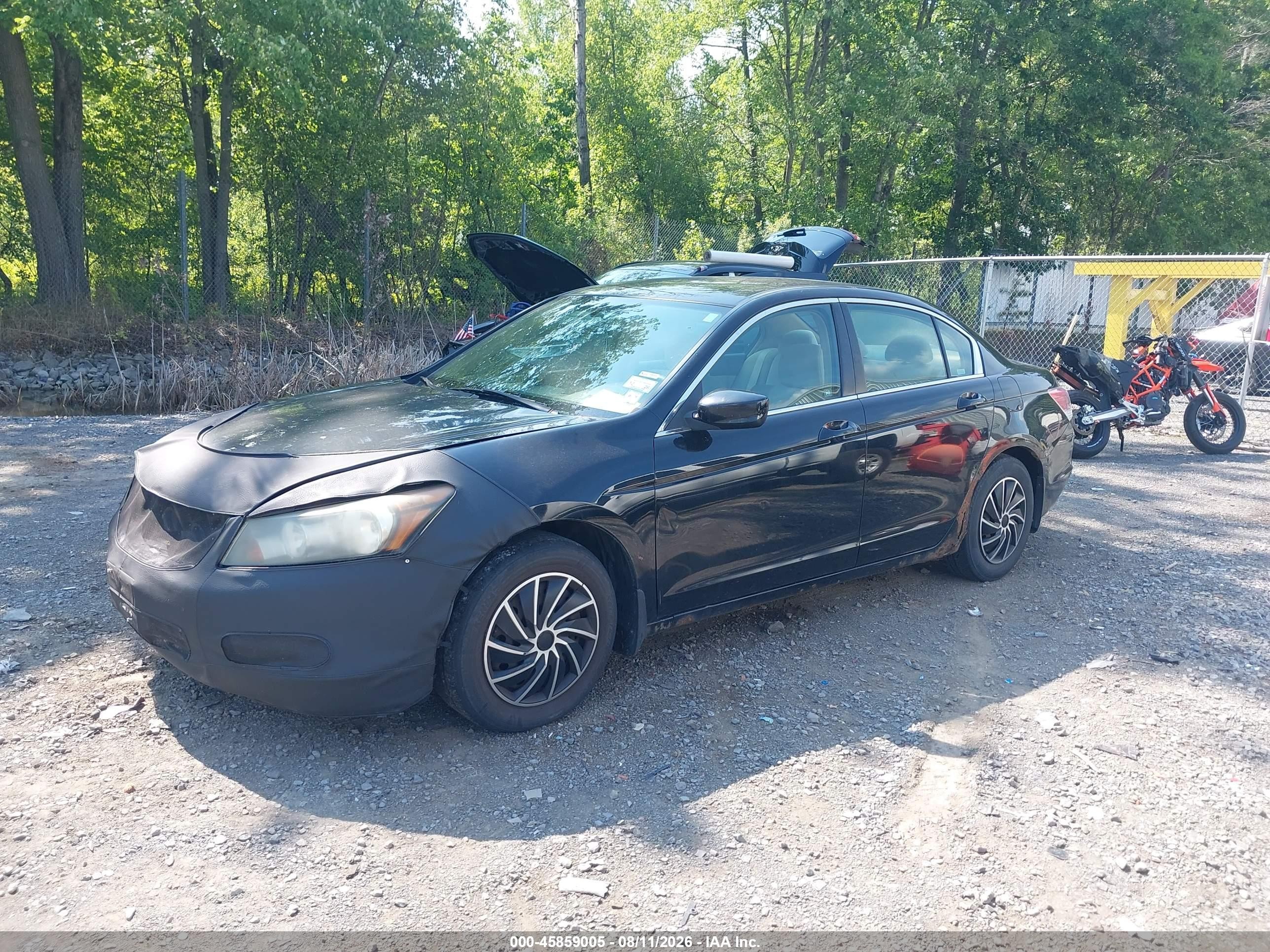 2009 Honda Accord 2.4 Lx Black vin: 1HGCP25399A161608