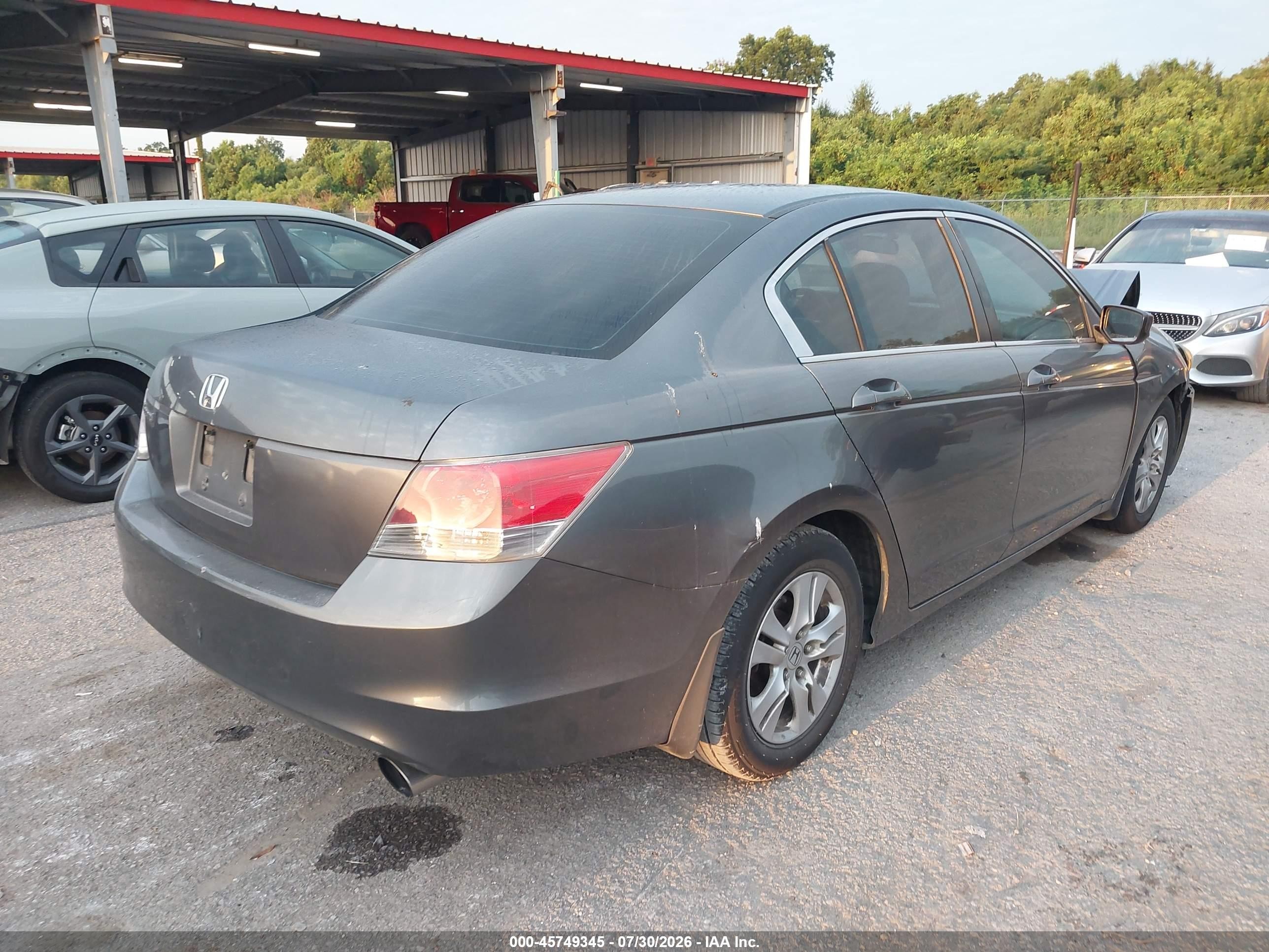 2008 Honda Accord 2.4 Lx-p Gray vin: 1HGCP25418A088287