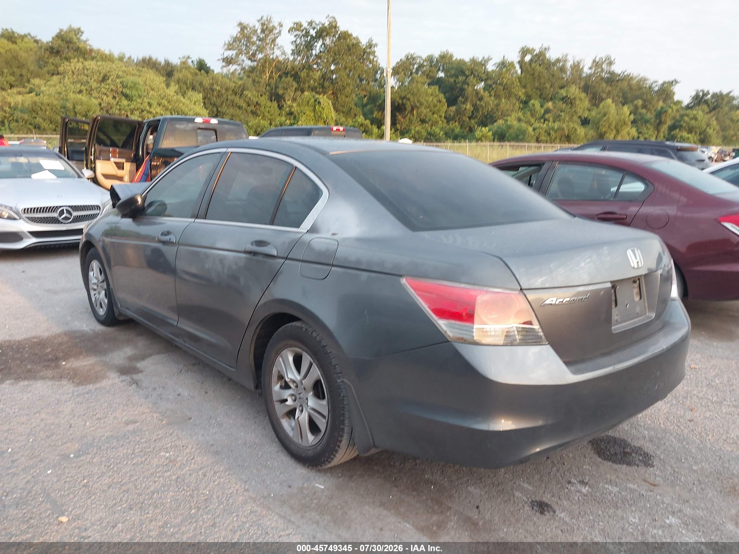 2008 Honda Accord 2.4 Lx-p Gray vin: 1HGCP25418A088287