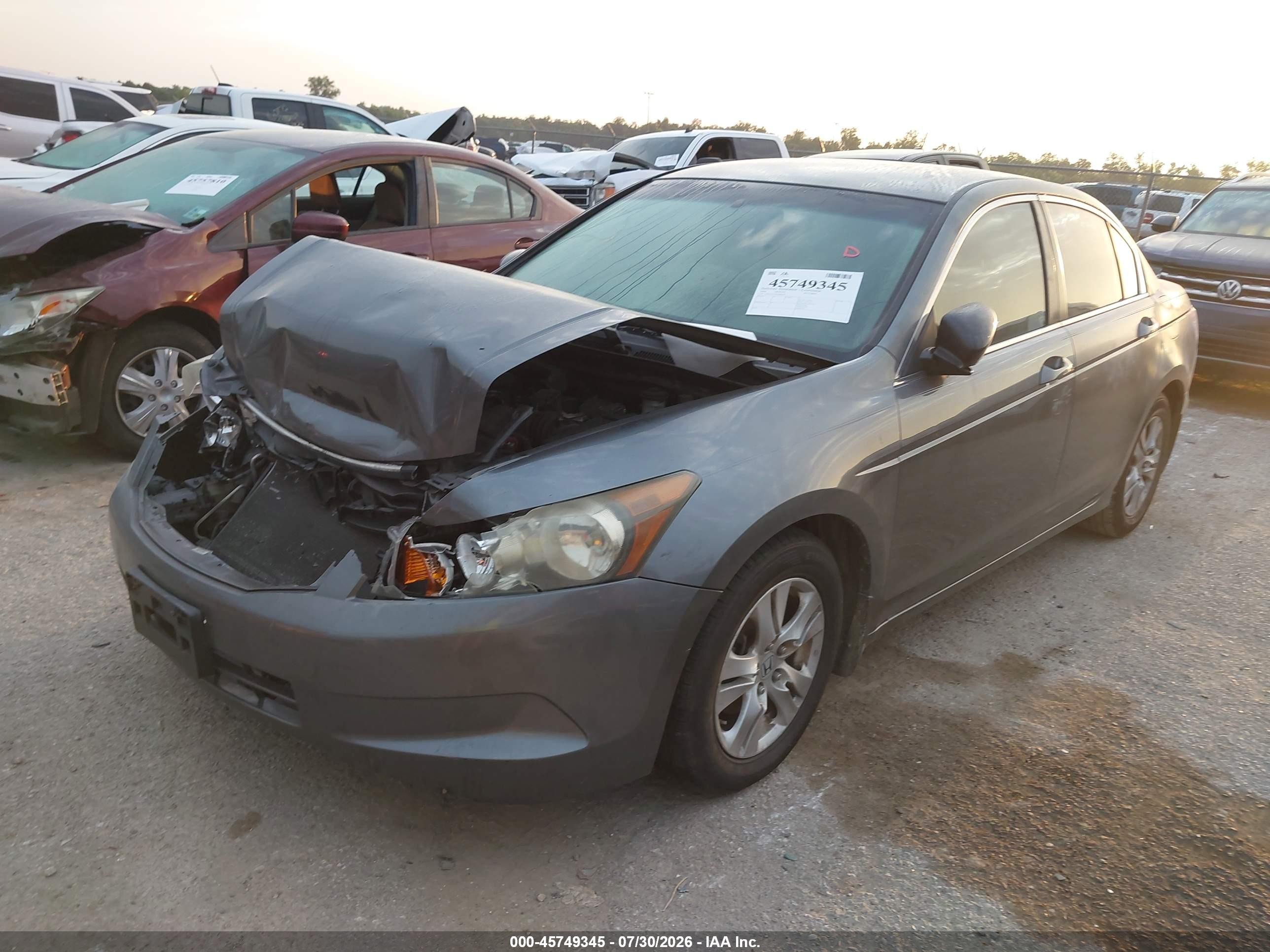2008 Honda Accord 2.4 Lx-p Gray vin: 1HGCP25418A088287