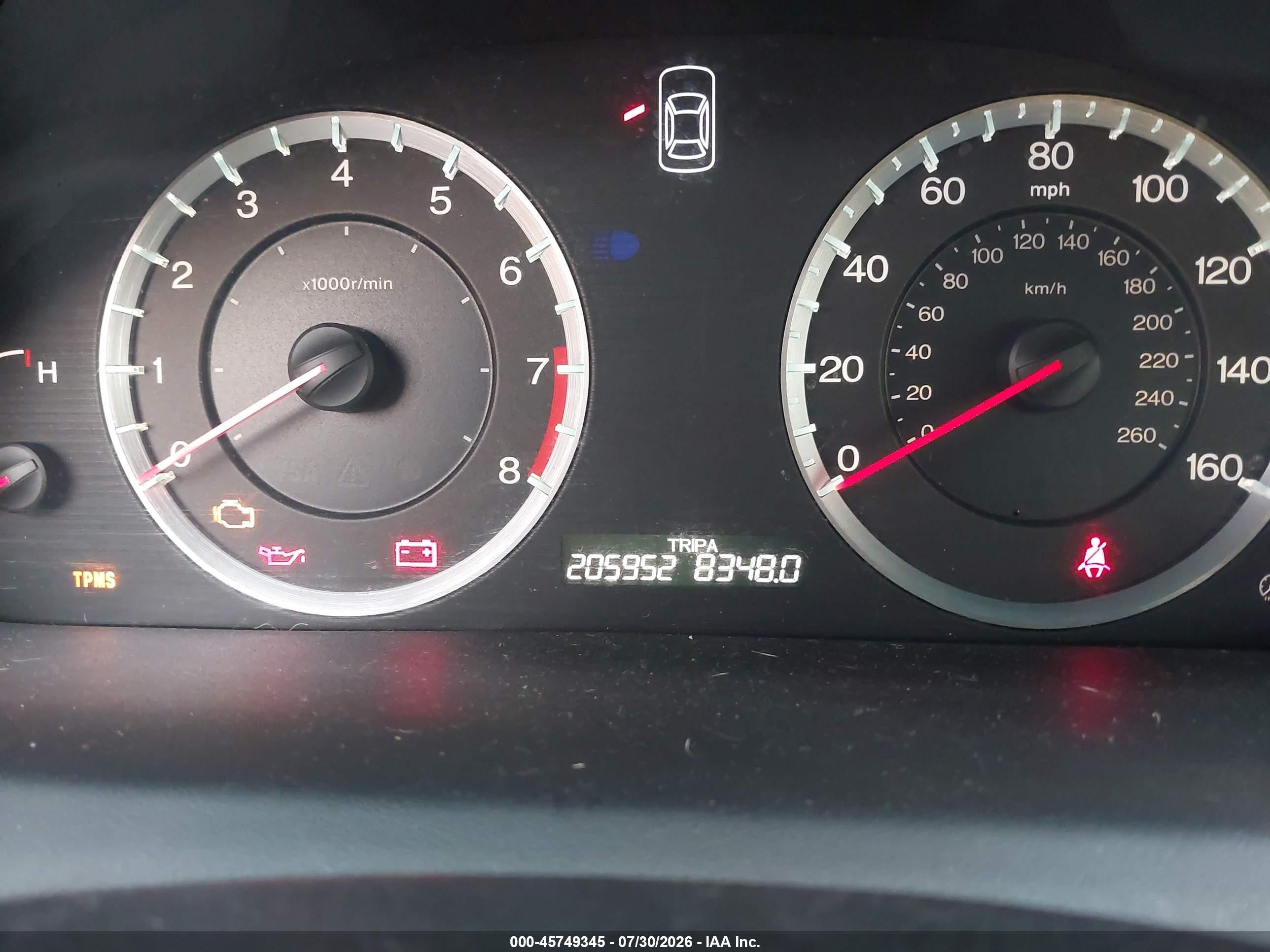 2008 Honda Accord 2.4 Lx-p Gray vin: 1HGCP25418A088287