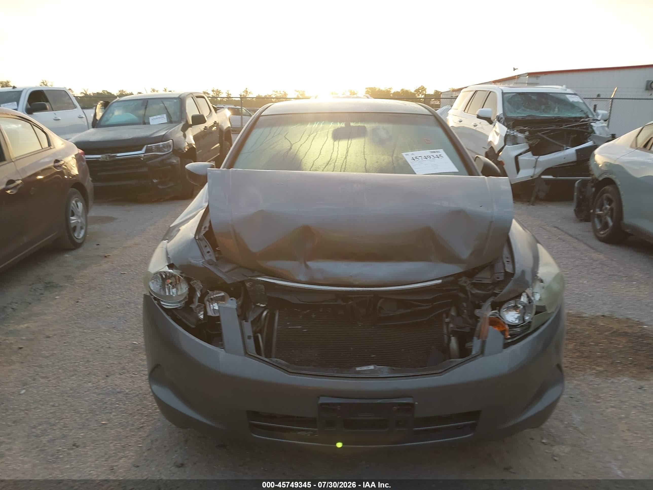 2008 Honda Accord 2.4 Lx-p Gray vin: 1HGCP25418A088287