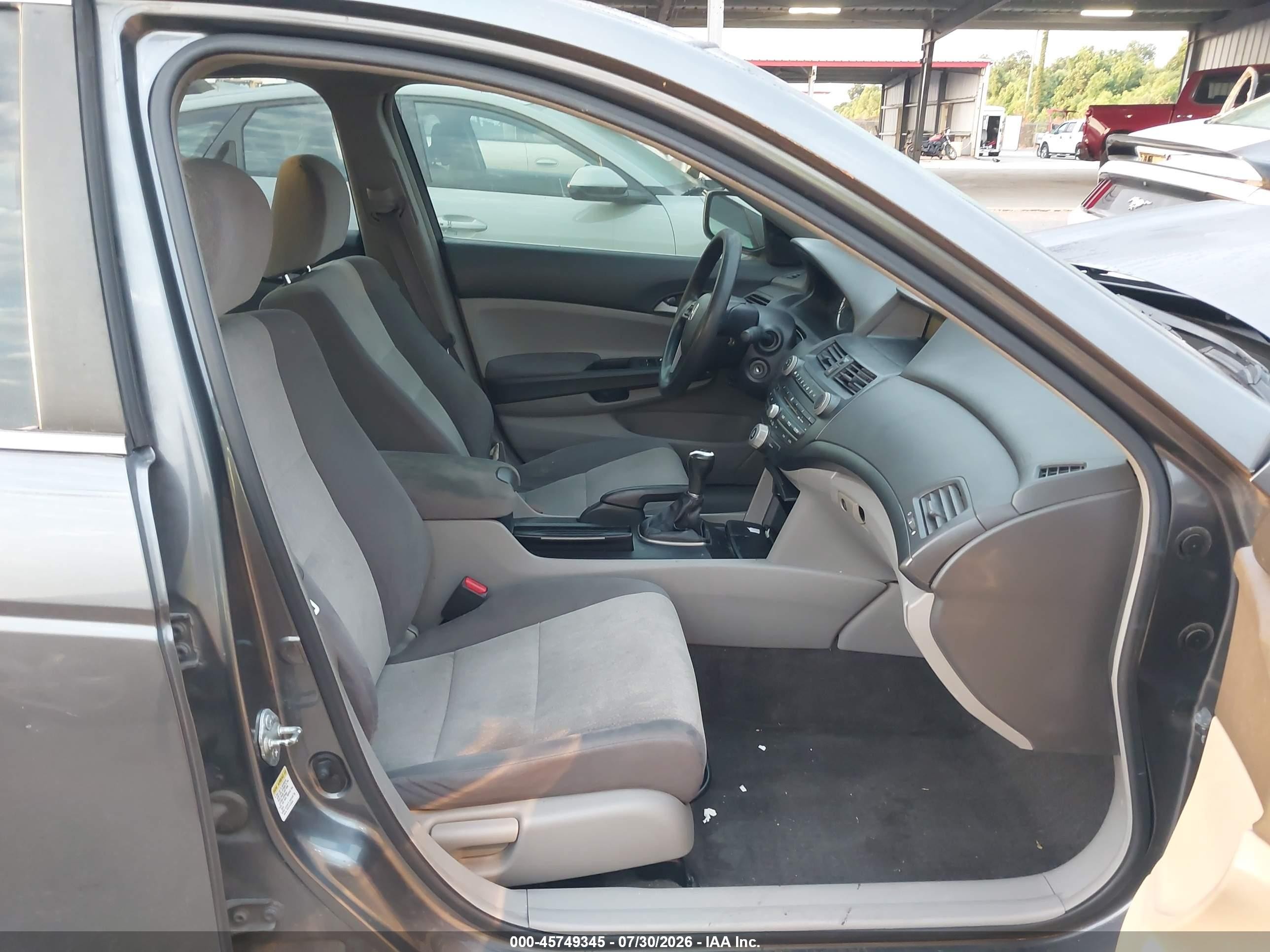 2008 Honda Accord 2.4 Lx-p Gray vin: 1HGCP25418A088287