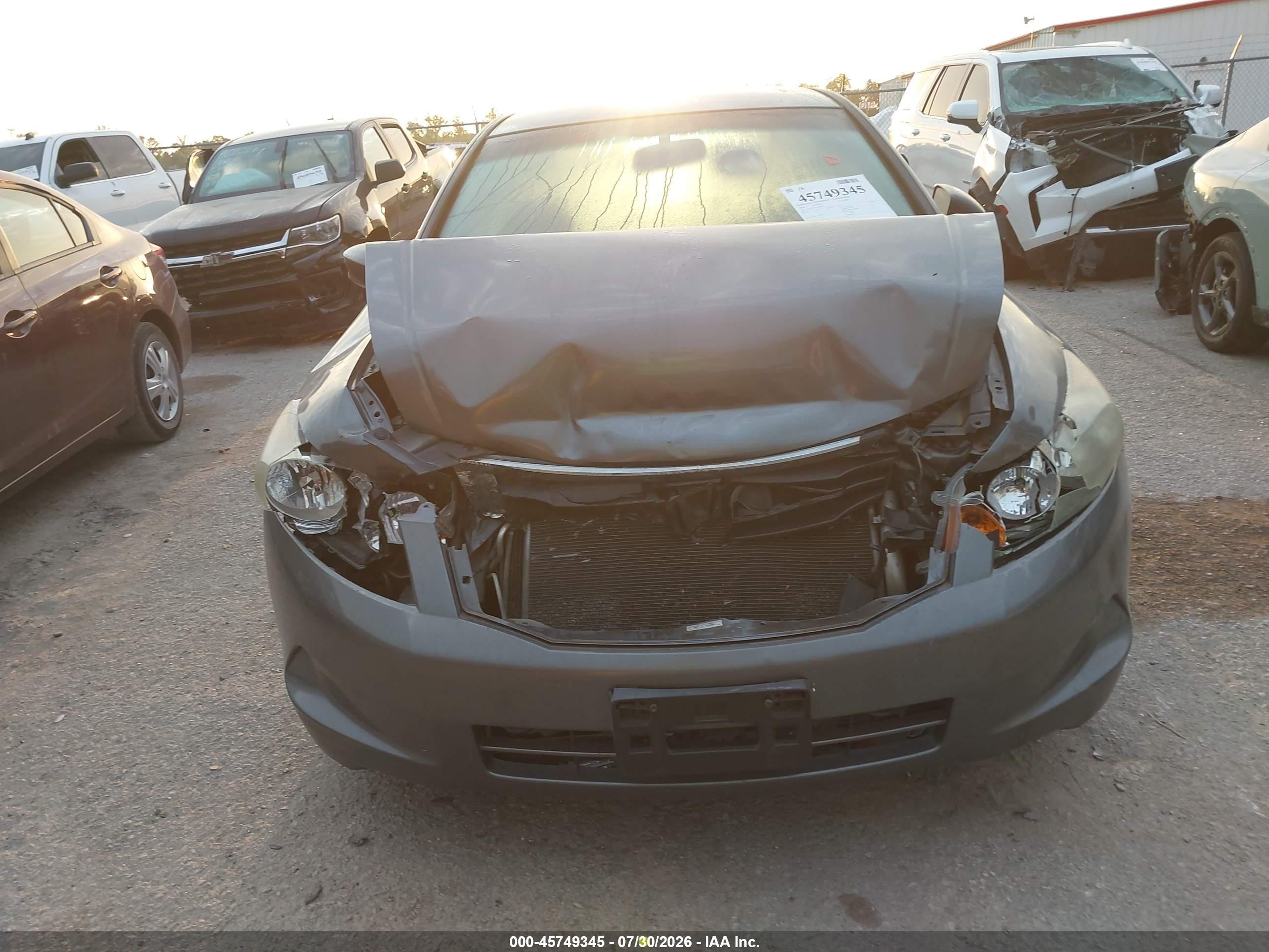 2008 Honda Accord 2.4 Lx-p Gray vin: 1HGCP25418A088287