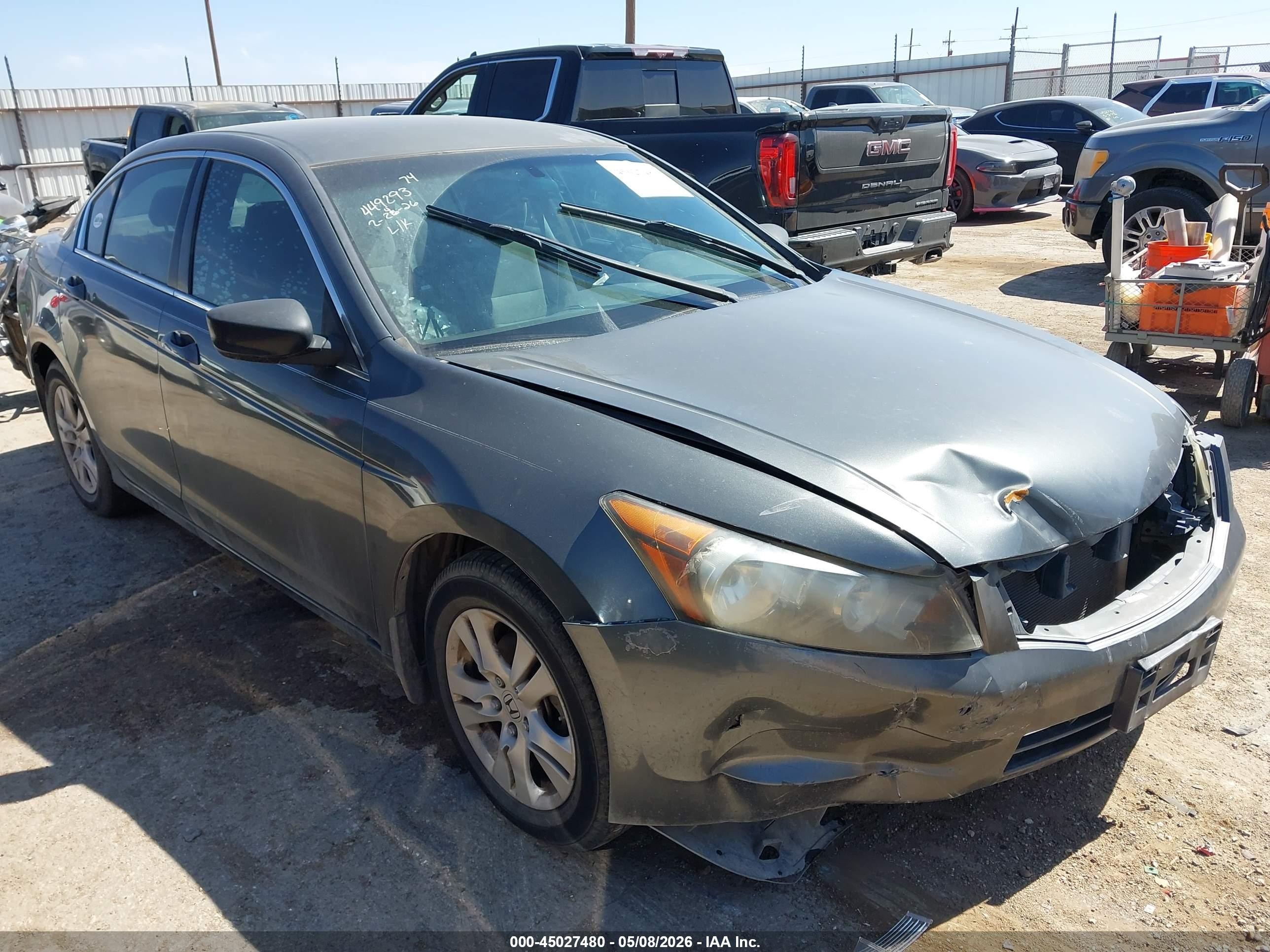 2008 Honda Accord 2.4 Lx-p Gray vin: 1HGCP25498A076243