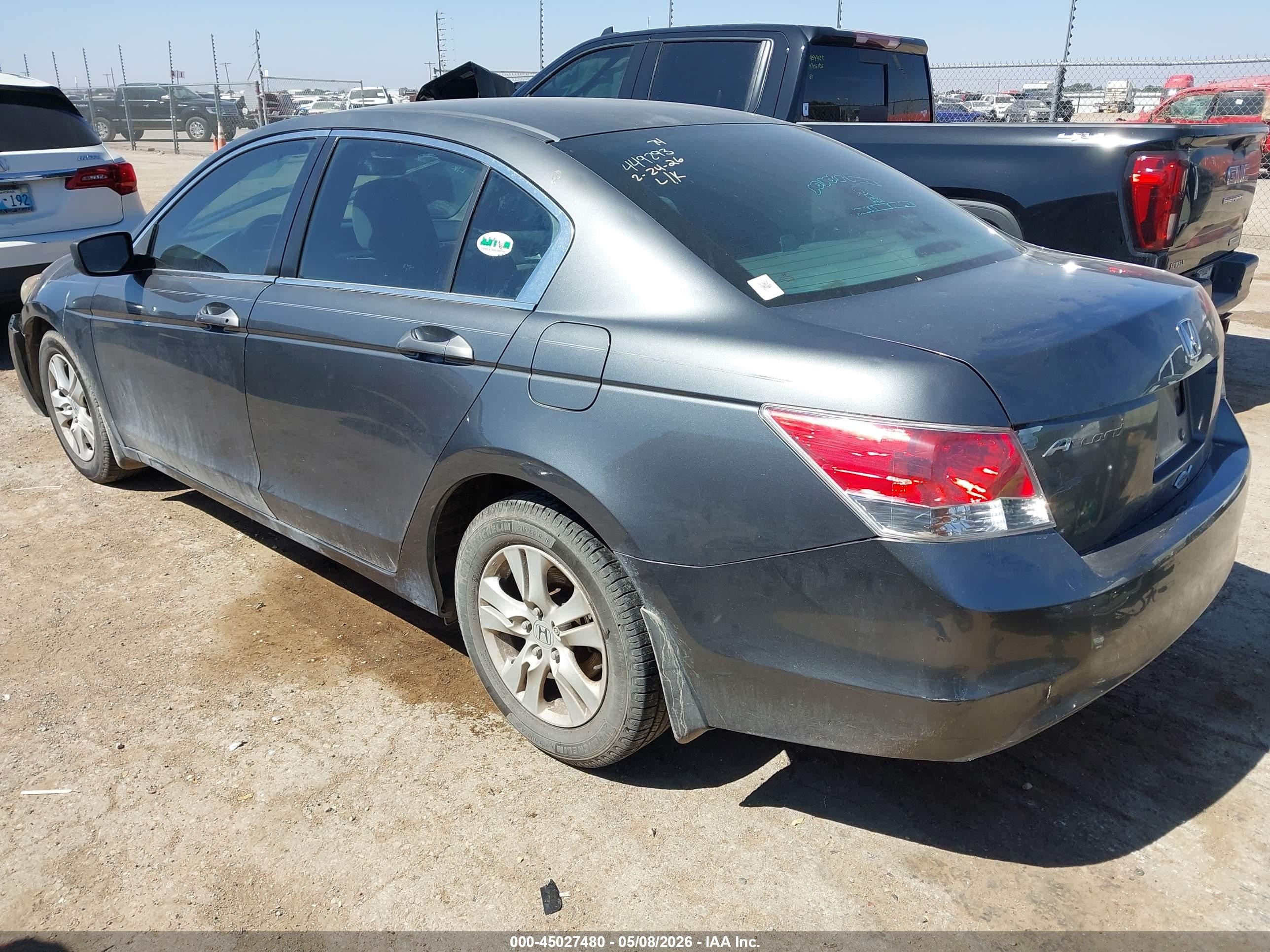 2008 Honda Accord 2.4 Lx-p Серый vin: 1HGCP25498A076243