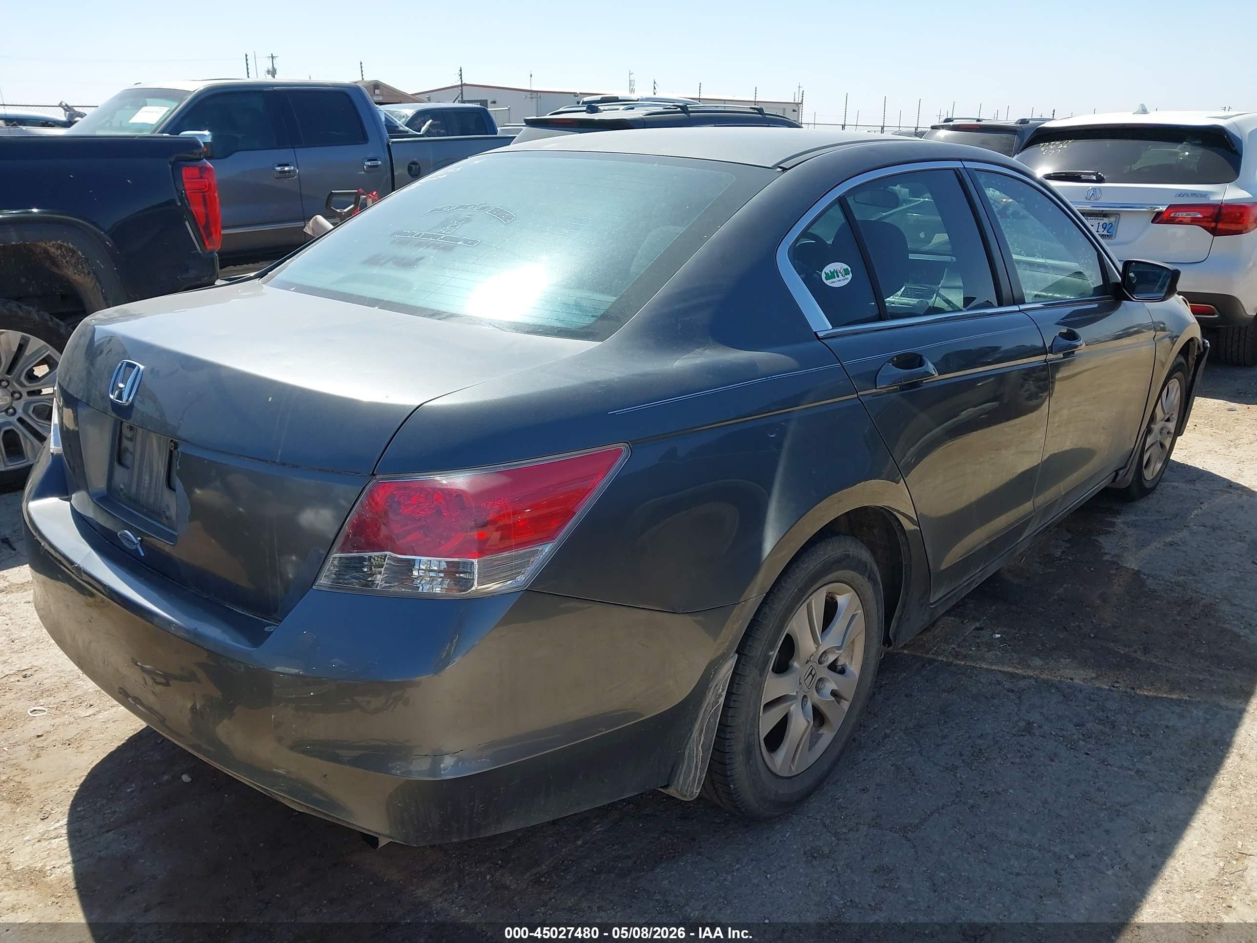 2008 Honda Accord 2.4 Lx-p Серый vin: 1HGCP25498A076243