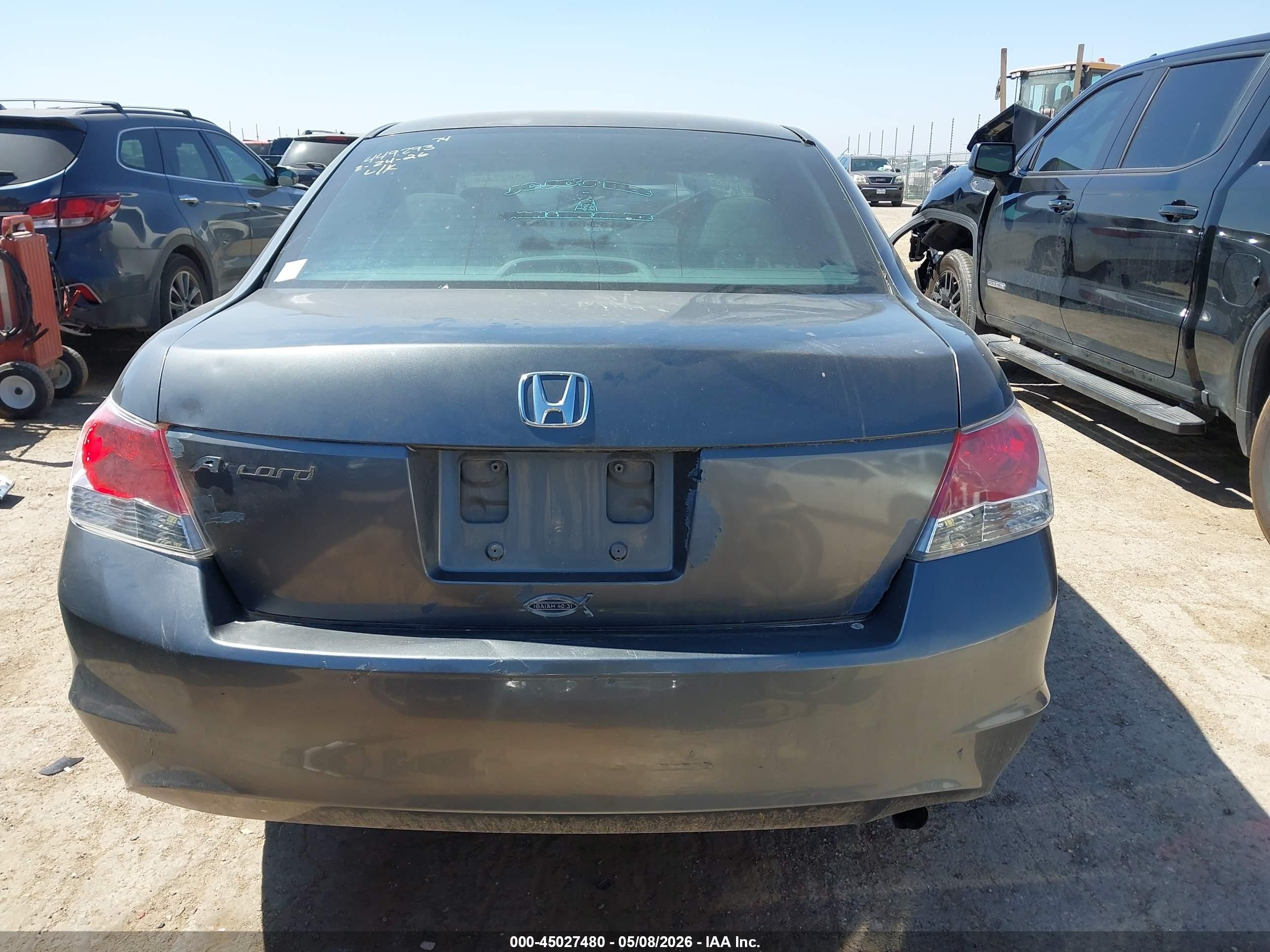 2008 Honda Accord 2.4 Lx-p Серый vin: 1HGCP25498A076243