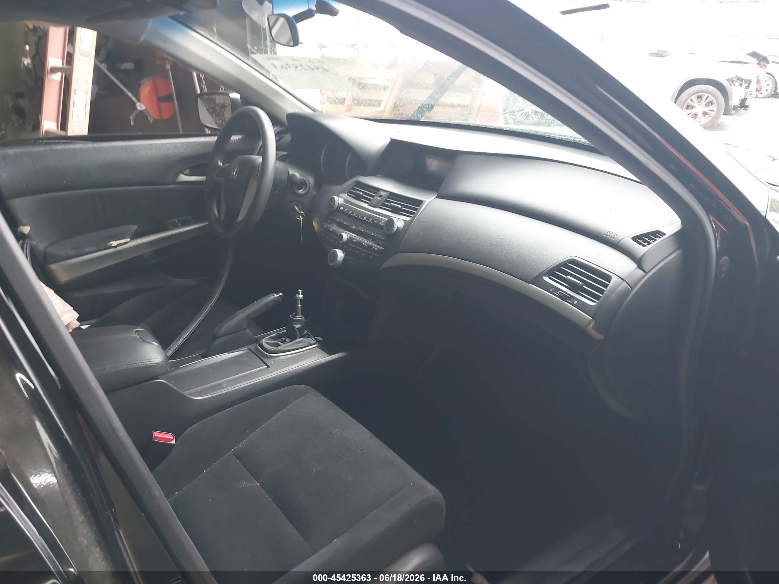 2008 Honda Accord 2.4 Ex Черный vin: 1HGCP25708A014319
