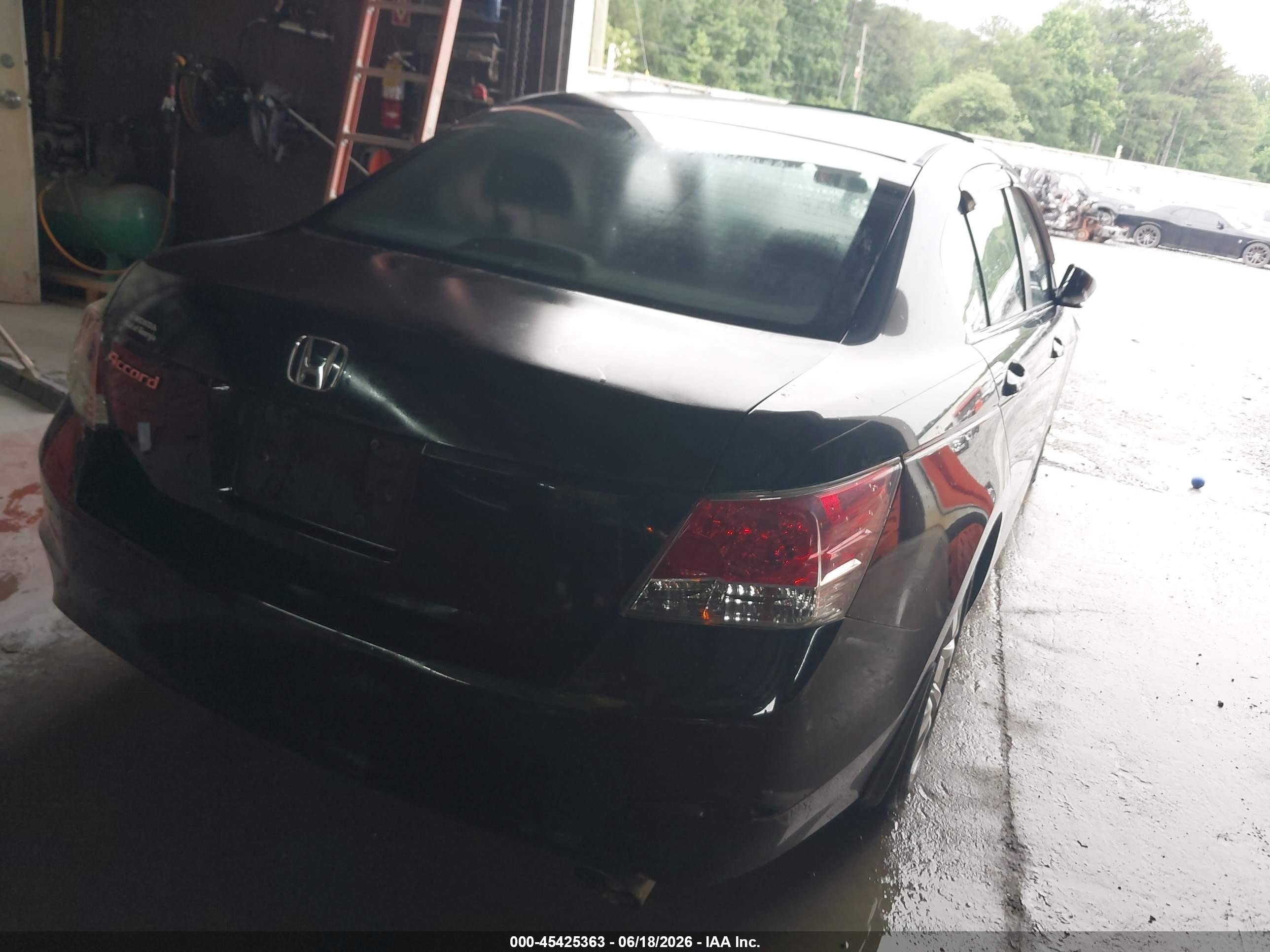 2008 Honda Accord 2.4 Ex Черный vin: 1HGCP25708A014319